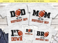 Custom Football Birthday Family Shirts