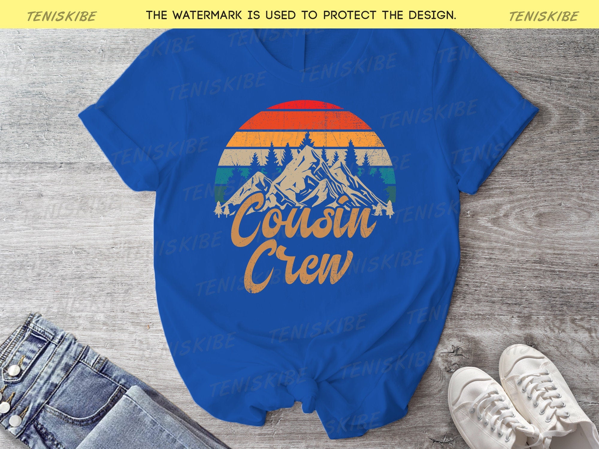 Matching Cousin Crew Camping Shirts