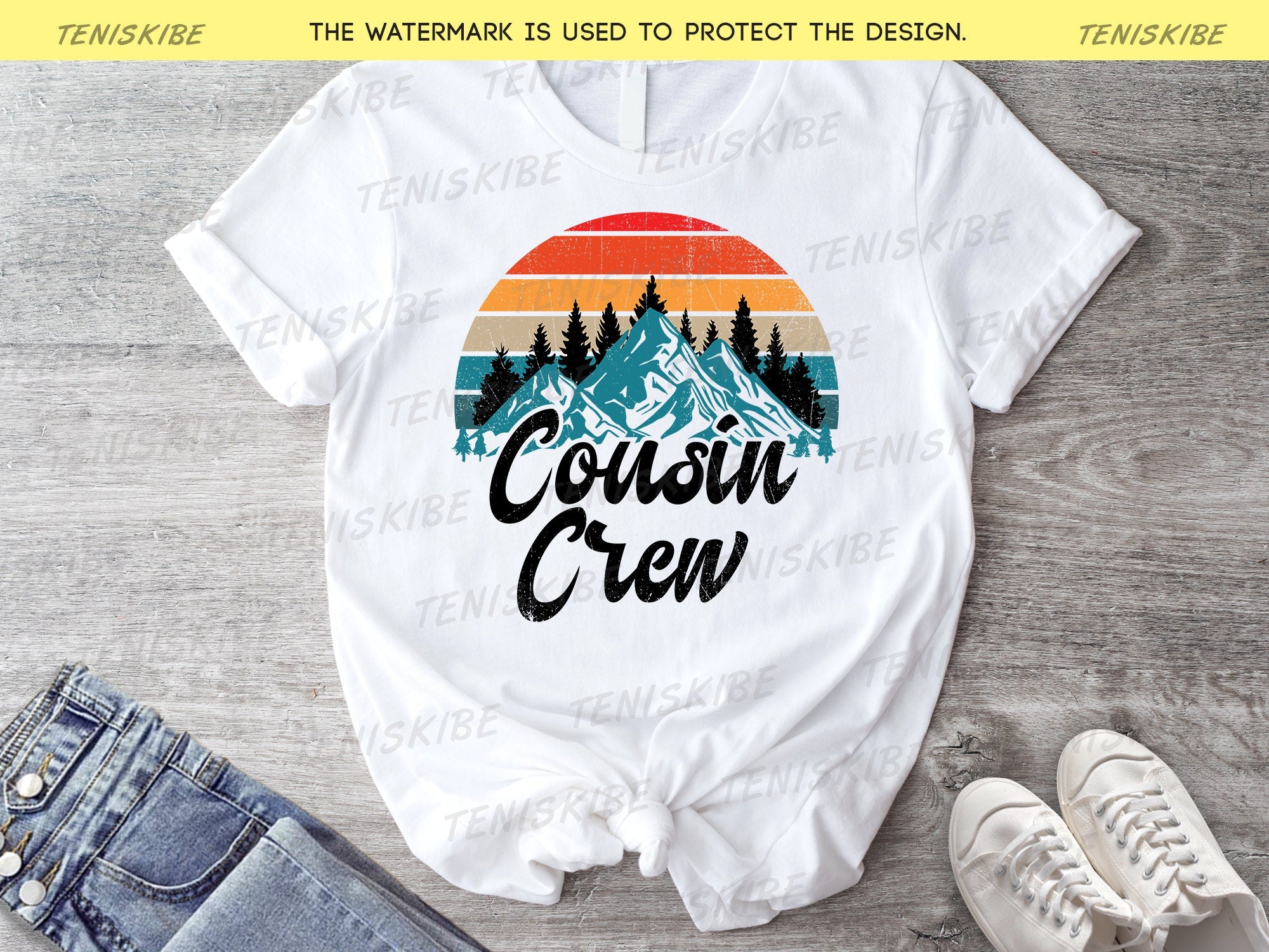 Matching Cousin Crew Camping Shirts
