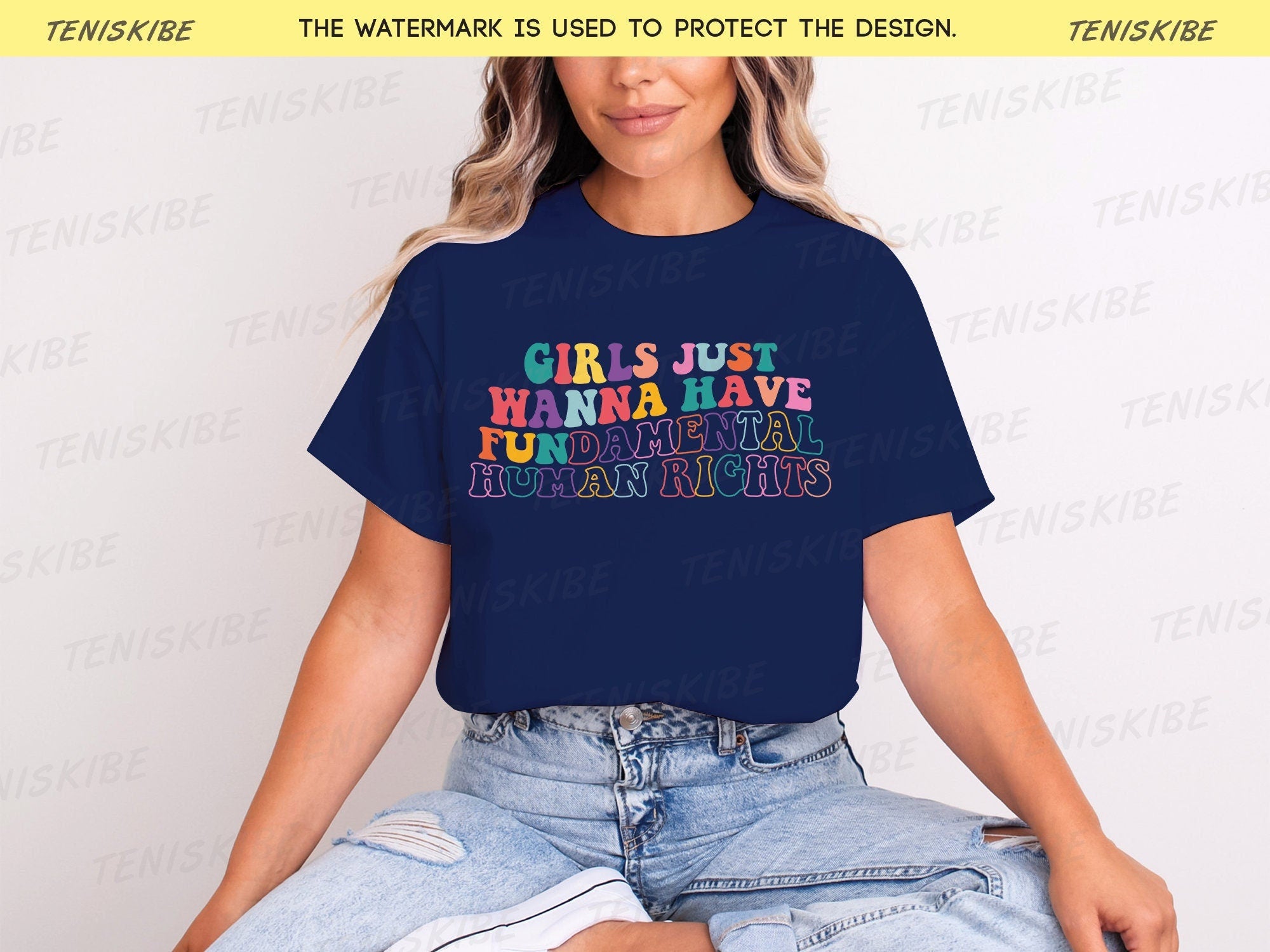 Girls Just Wanna Have Fundamental Human Rights Shirt