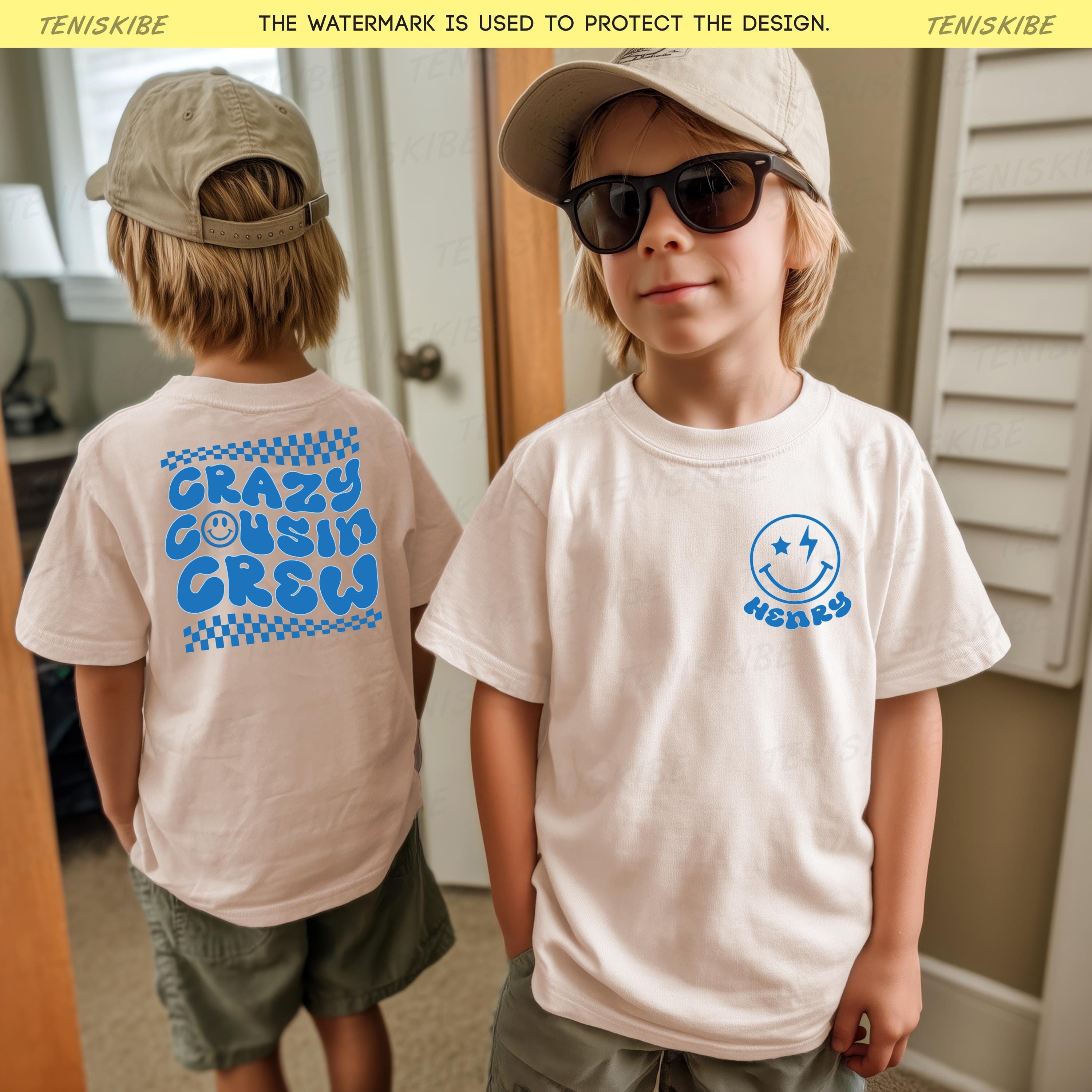 Custom Name Crazy Cousin Club Shirts