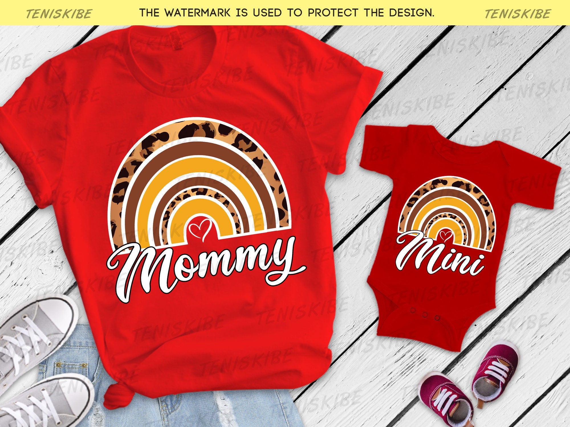 Mom Daughter Matching Shirts