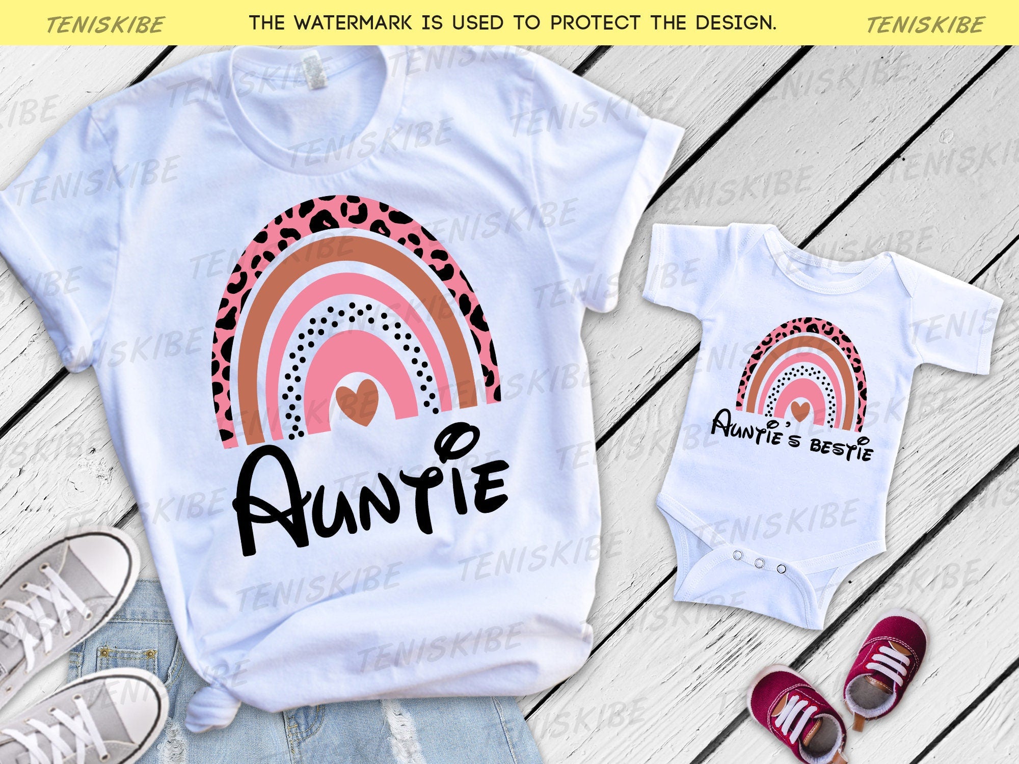 Auntie And Auntie's Bestie Shirts