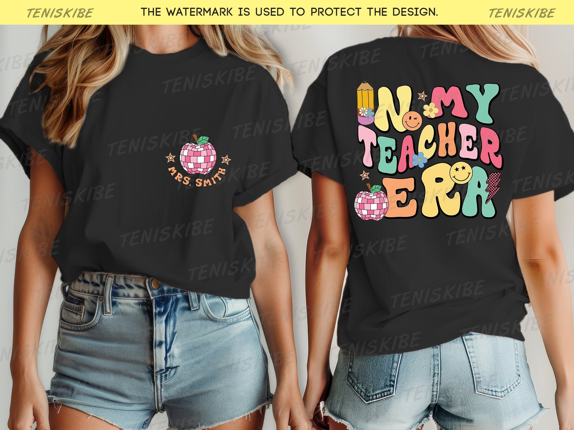 Personalized In My Teacher Era T-shirt