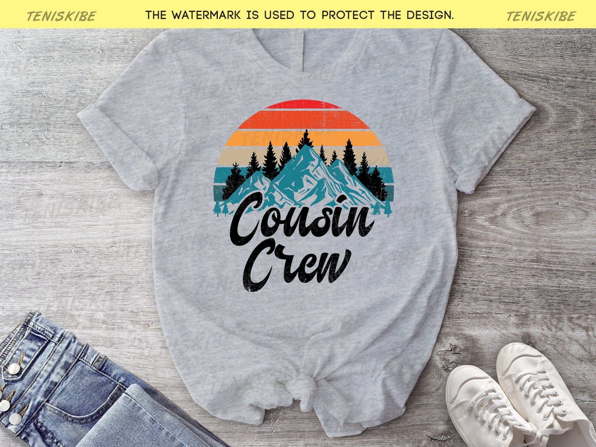 Matching Cousin Crew Camping Shirts