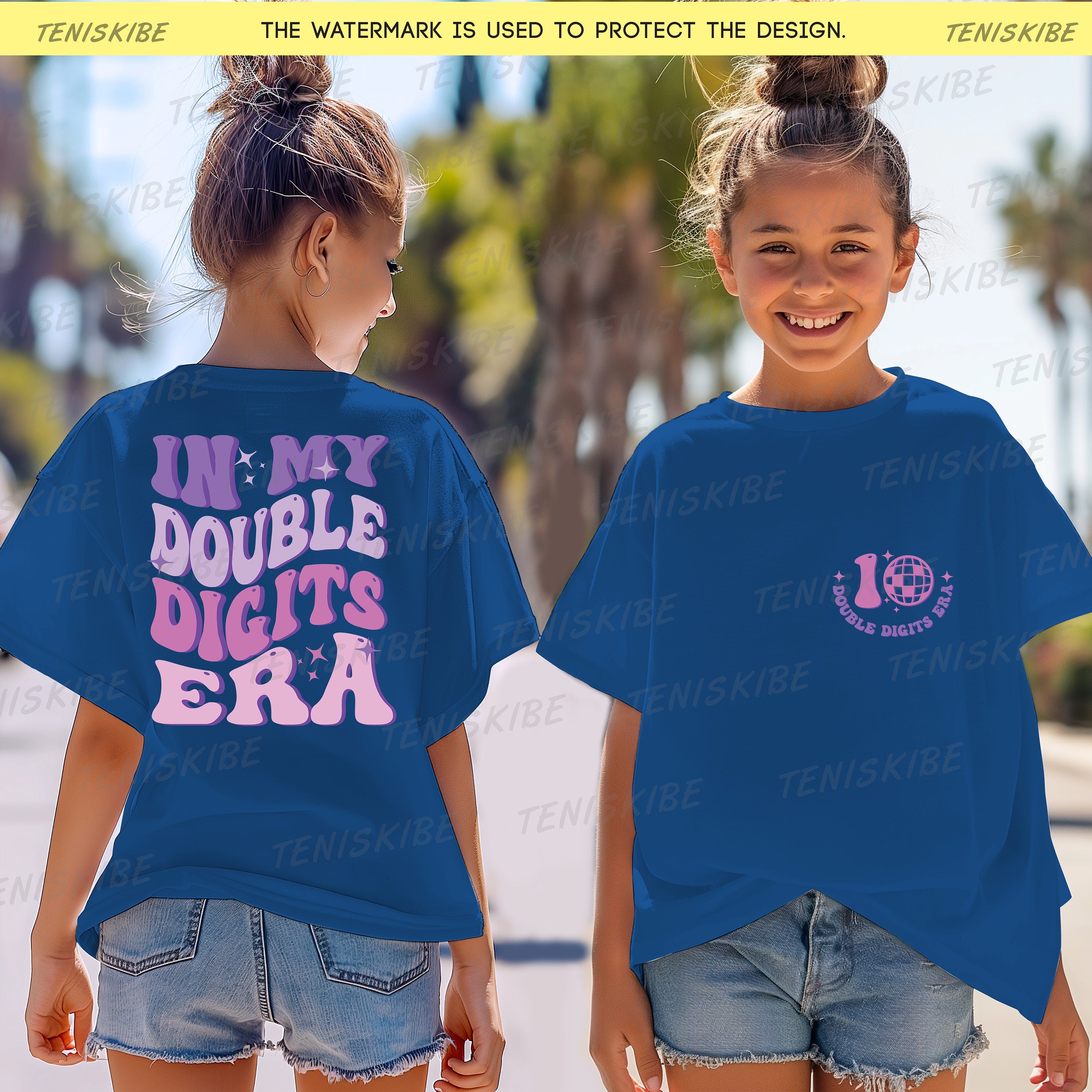 In My Double Digits Era Shirt, 10th Birthday T-shirt