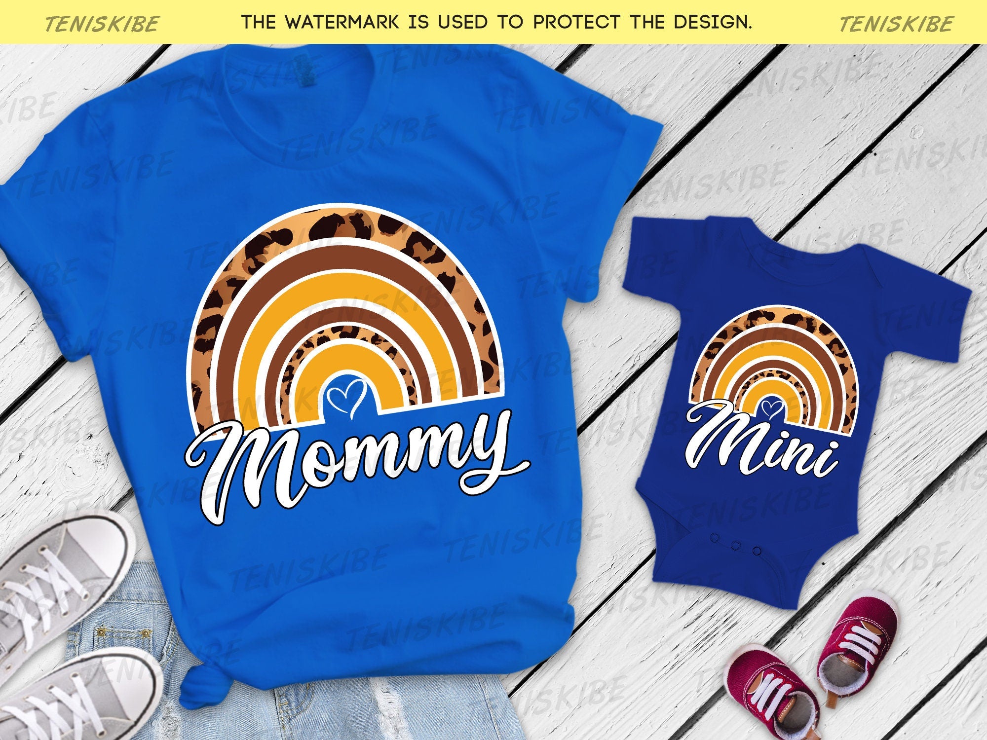 Mom Daughter Matching Shirts