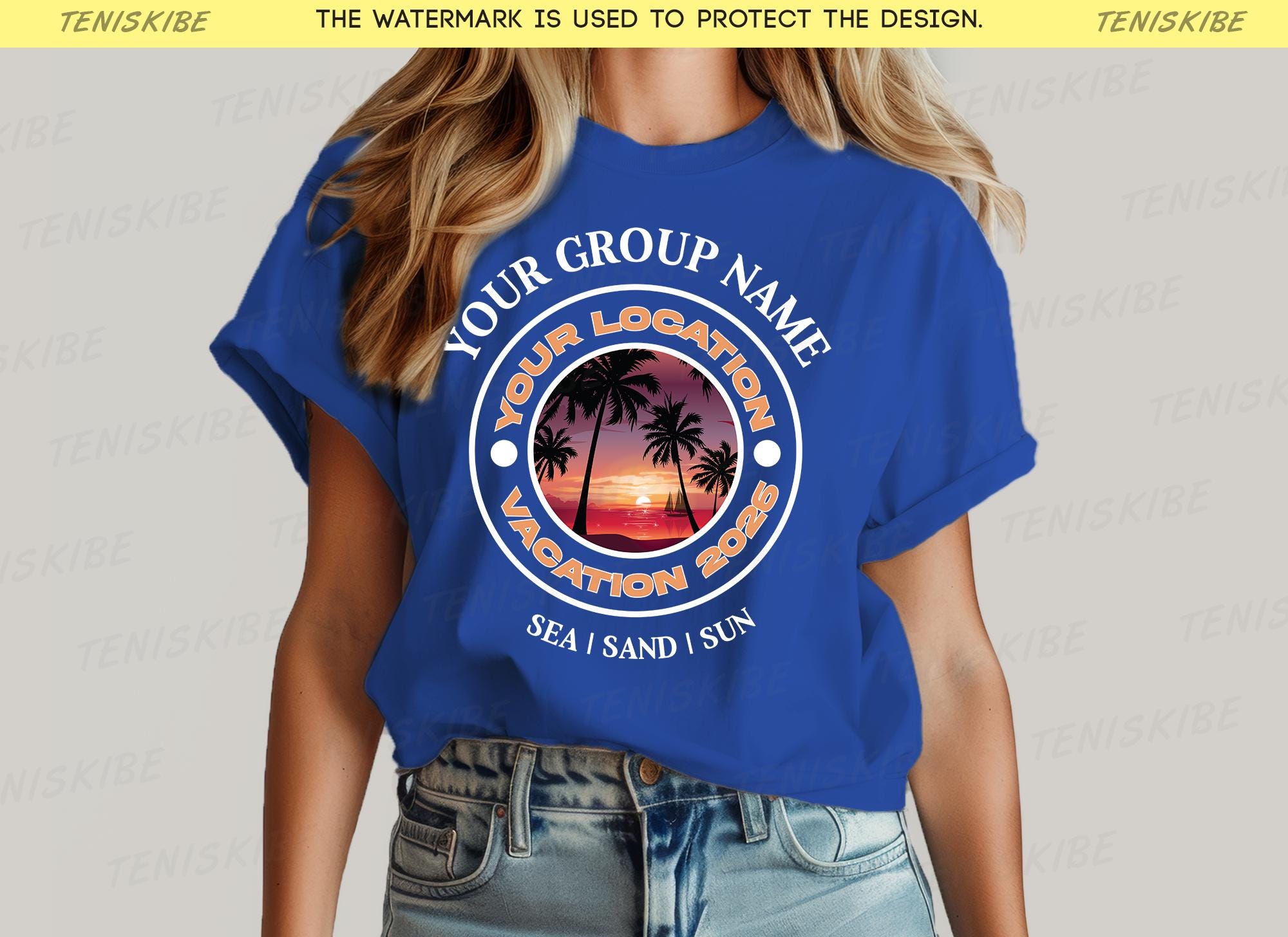 Personalized Family Vacation 2026 T-shirts
