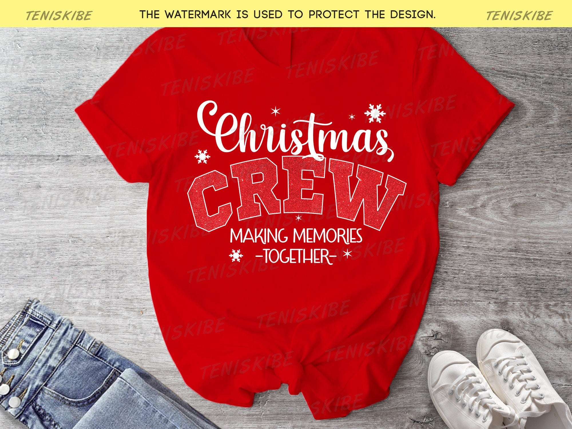 Christmas Crew Making Memories Together T-shirts