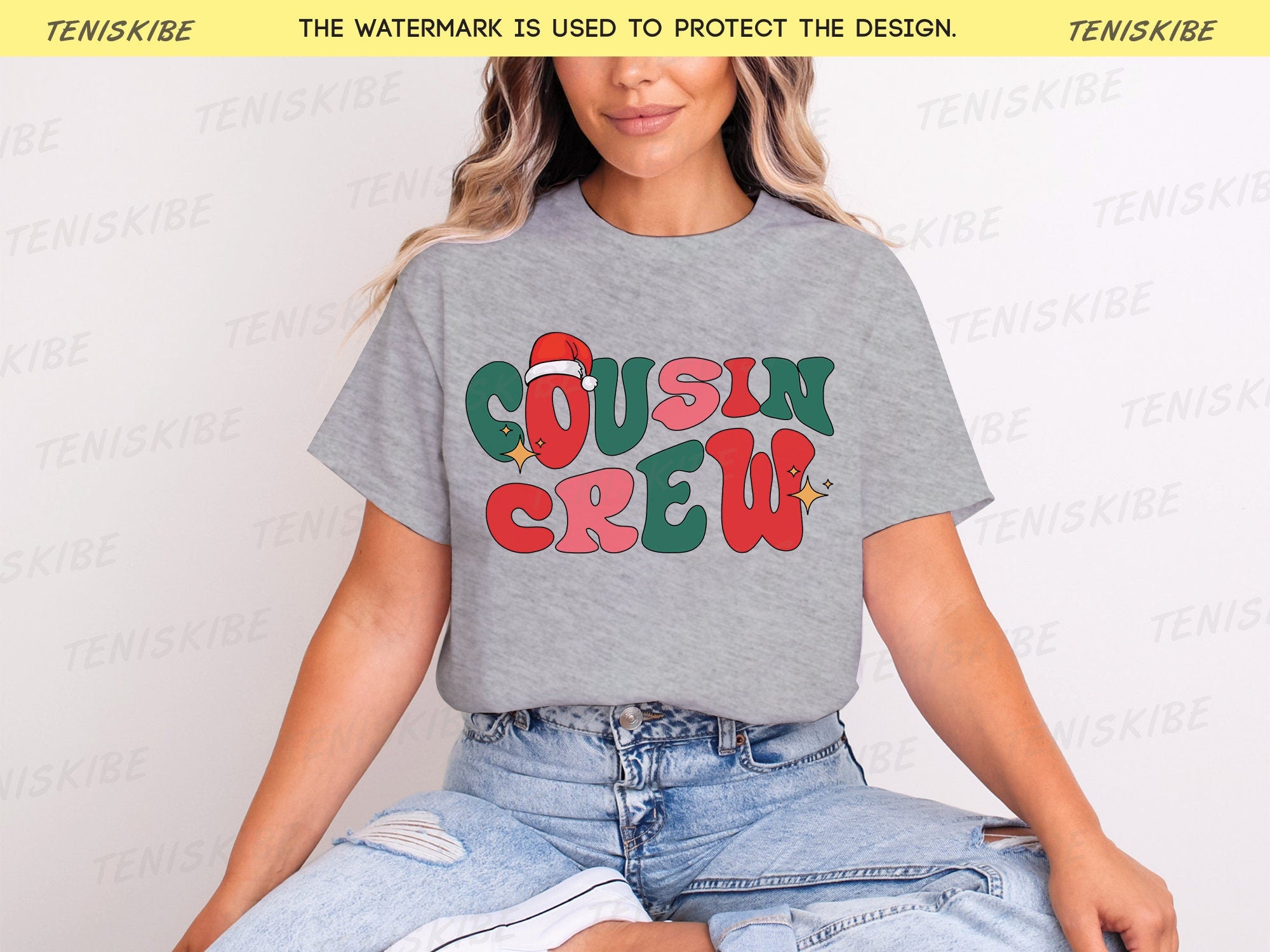 Christmas Cousin Crew Matching T-shirts