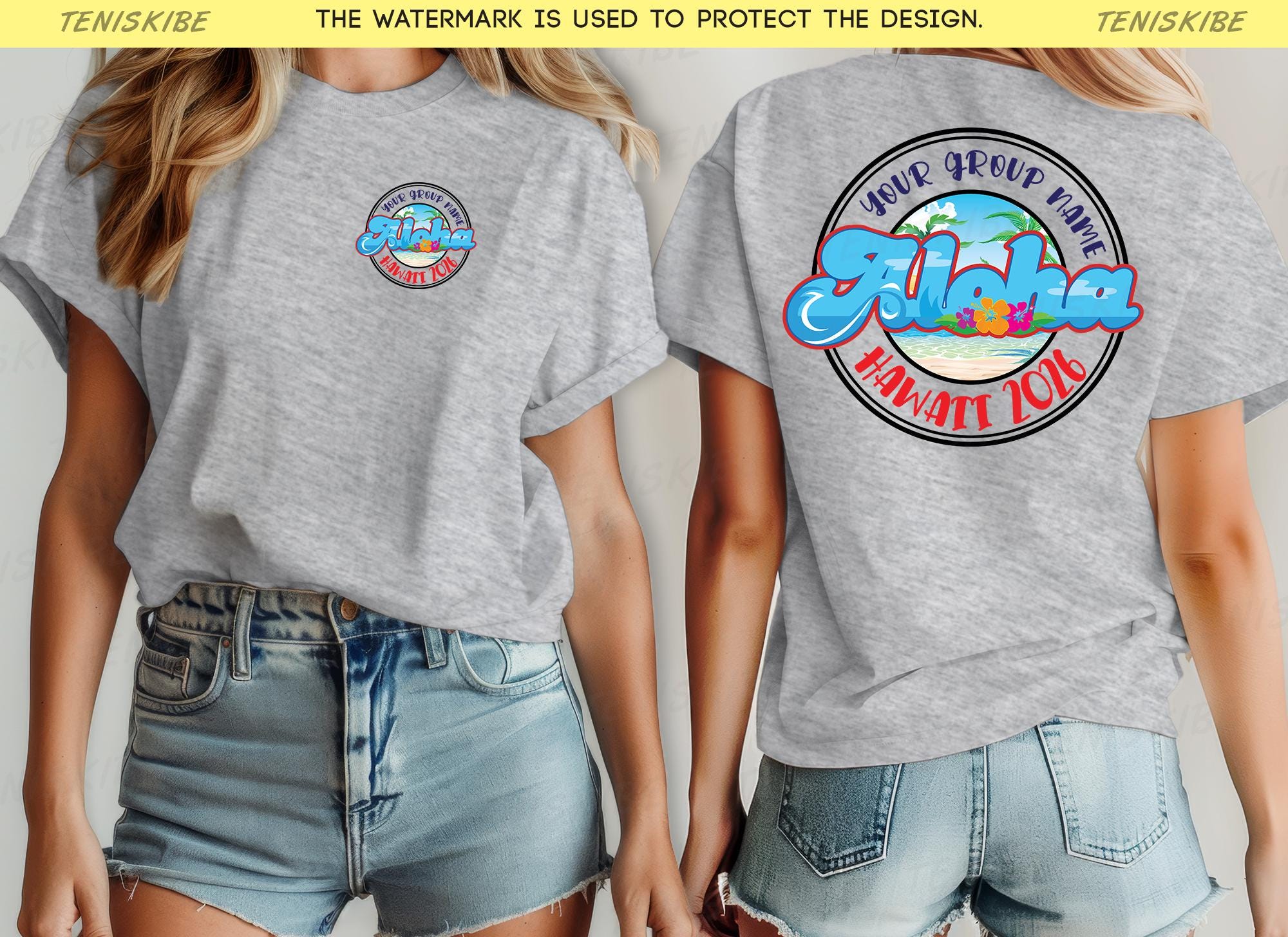 Custom Hawaii 2026 Family Vacation T-shirts
