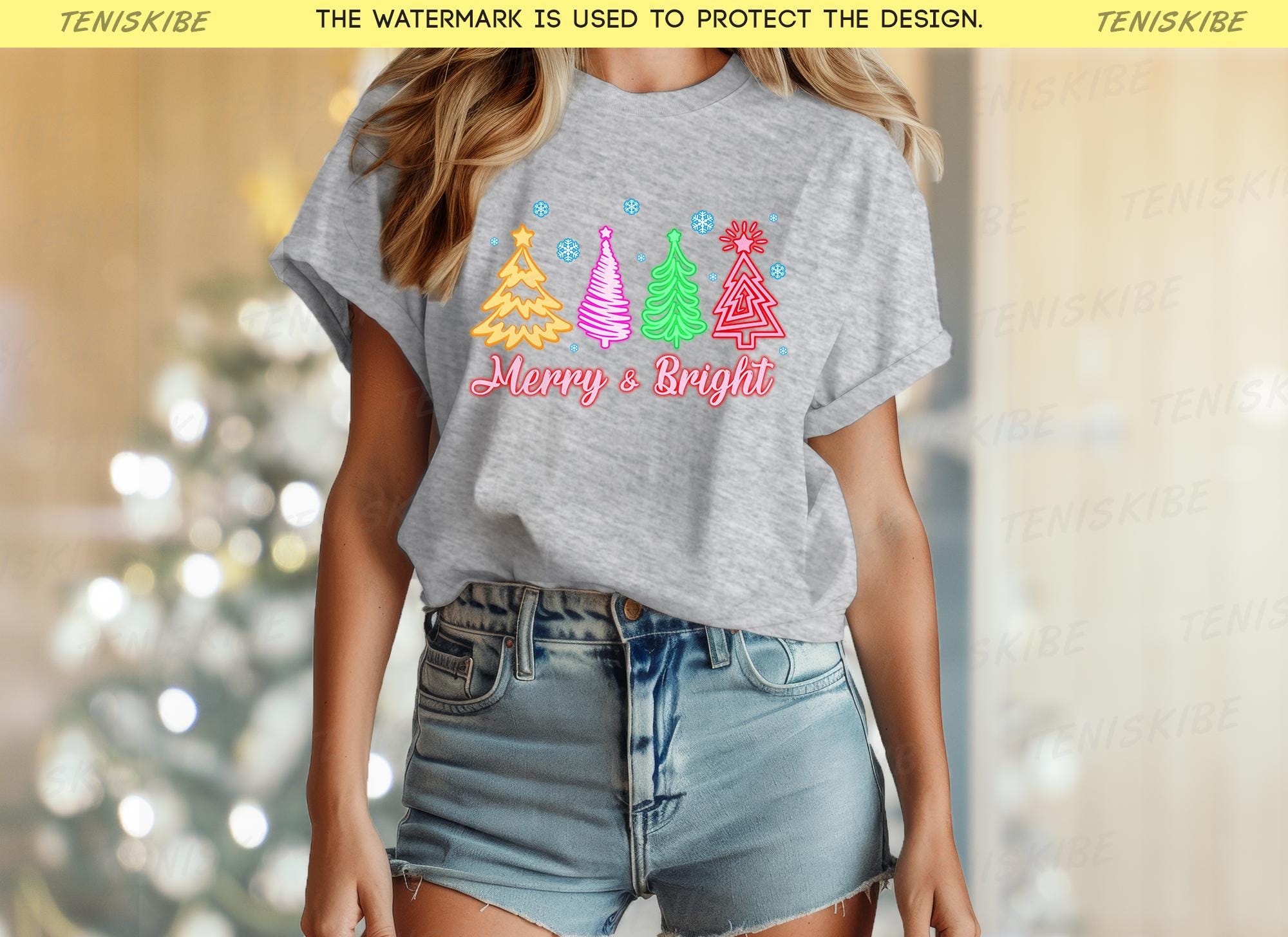 Christmas Trees T-shirt, Cute Christmas Gift