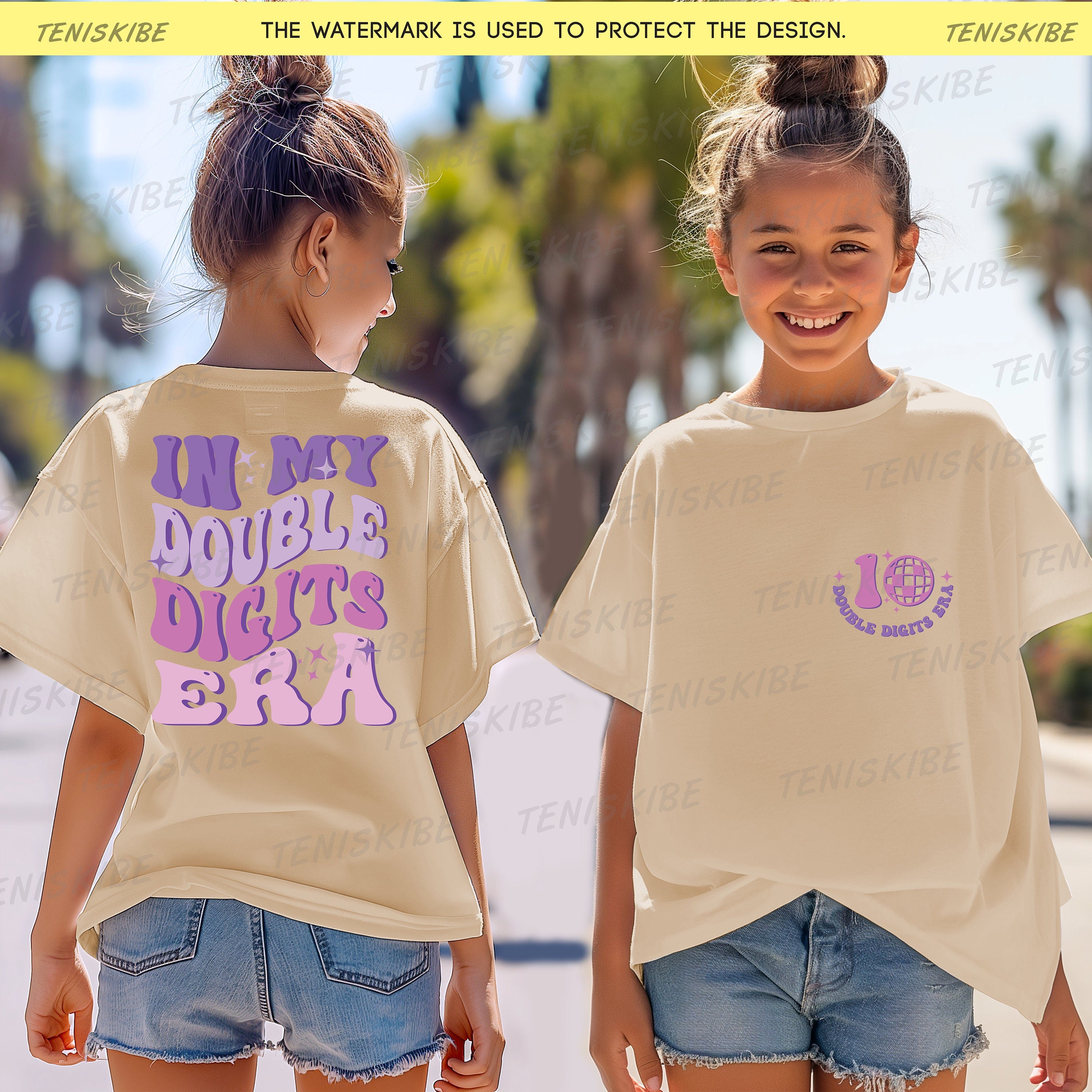 In My Double Digits Era Shirt, 10th Birthday T-shirt