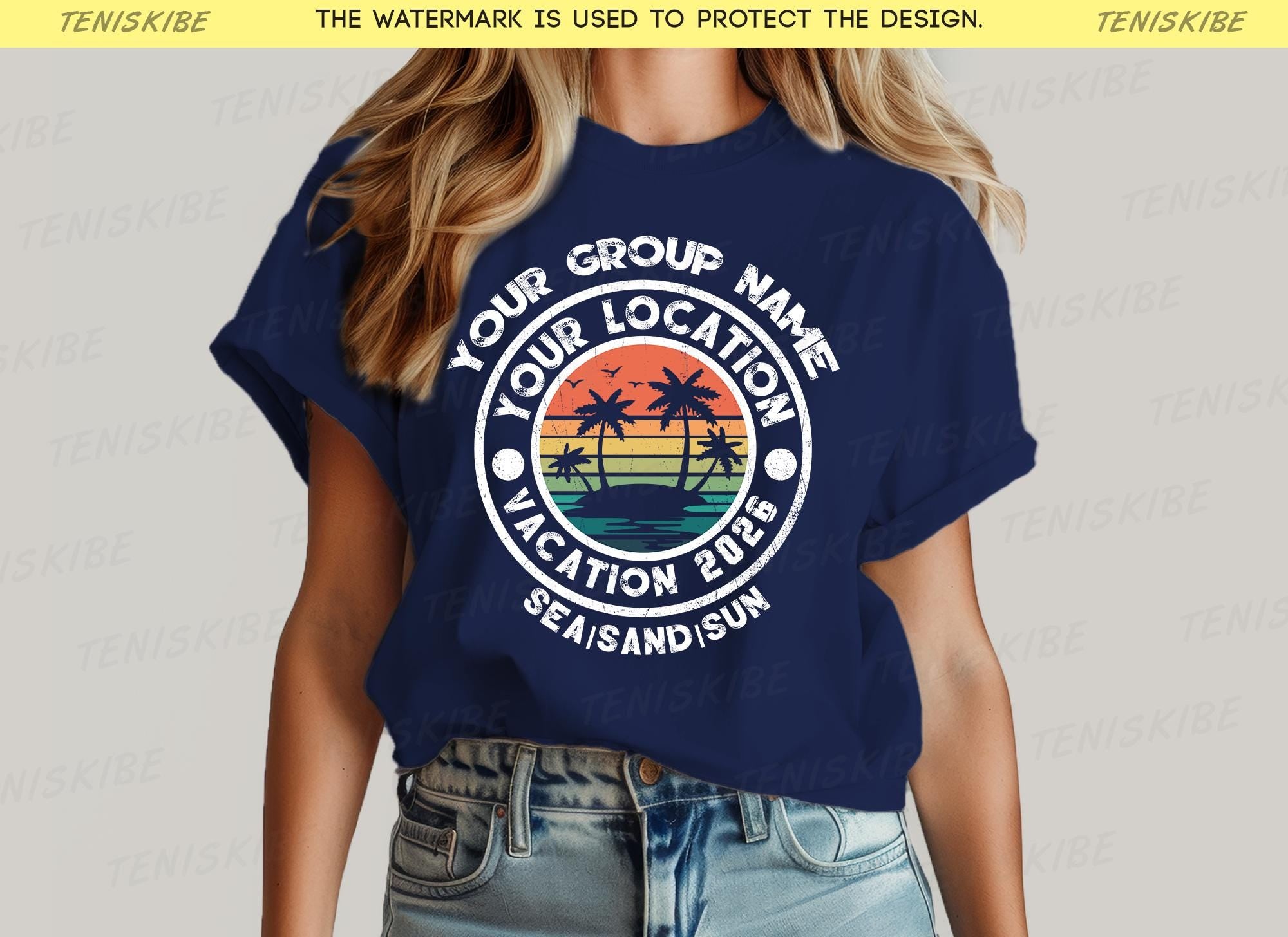 Custom Family Vacation 2026 T-shirts