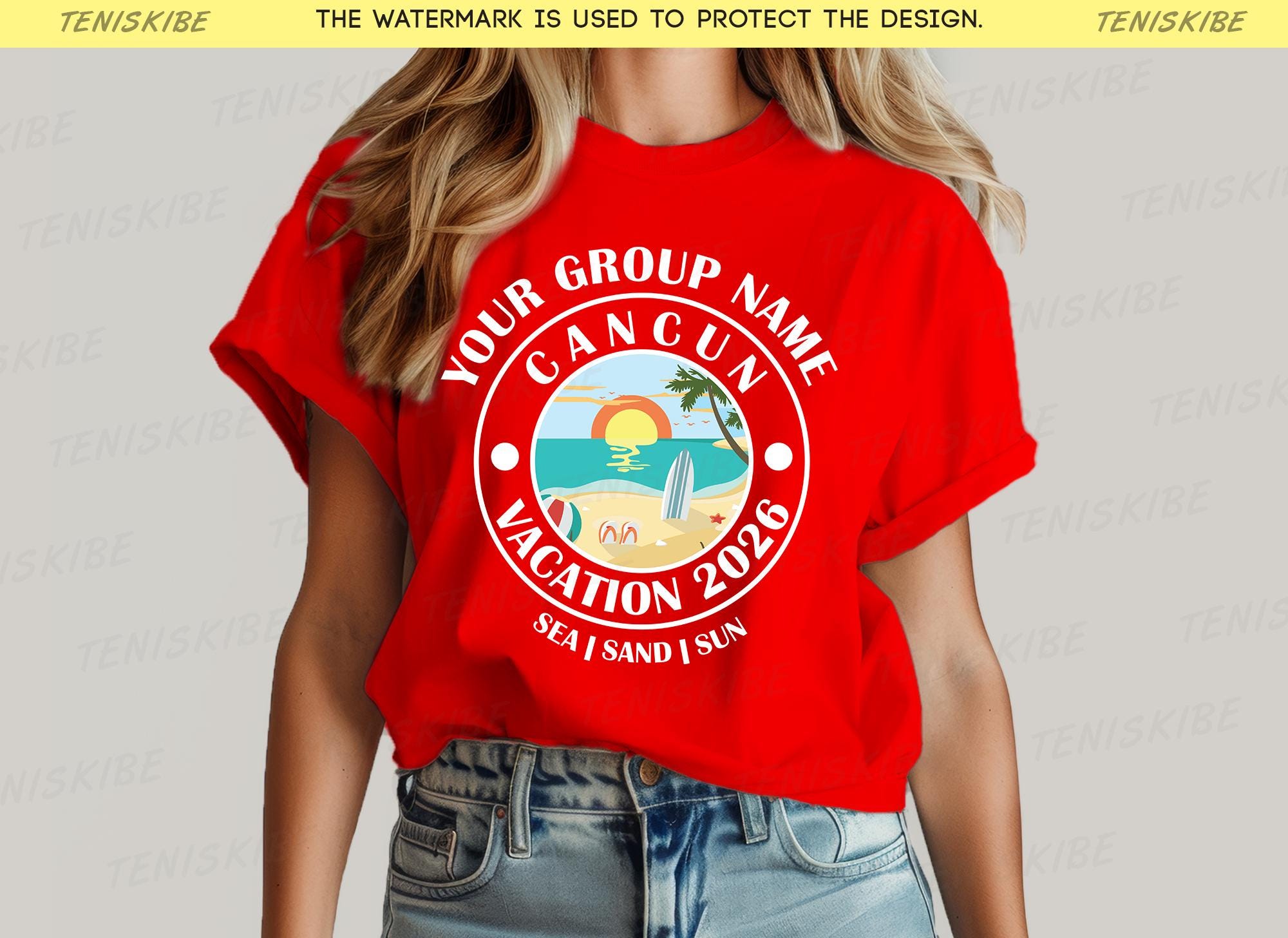 Custom Cancun 2026 Family Vacation Shirts
