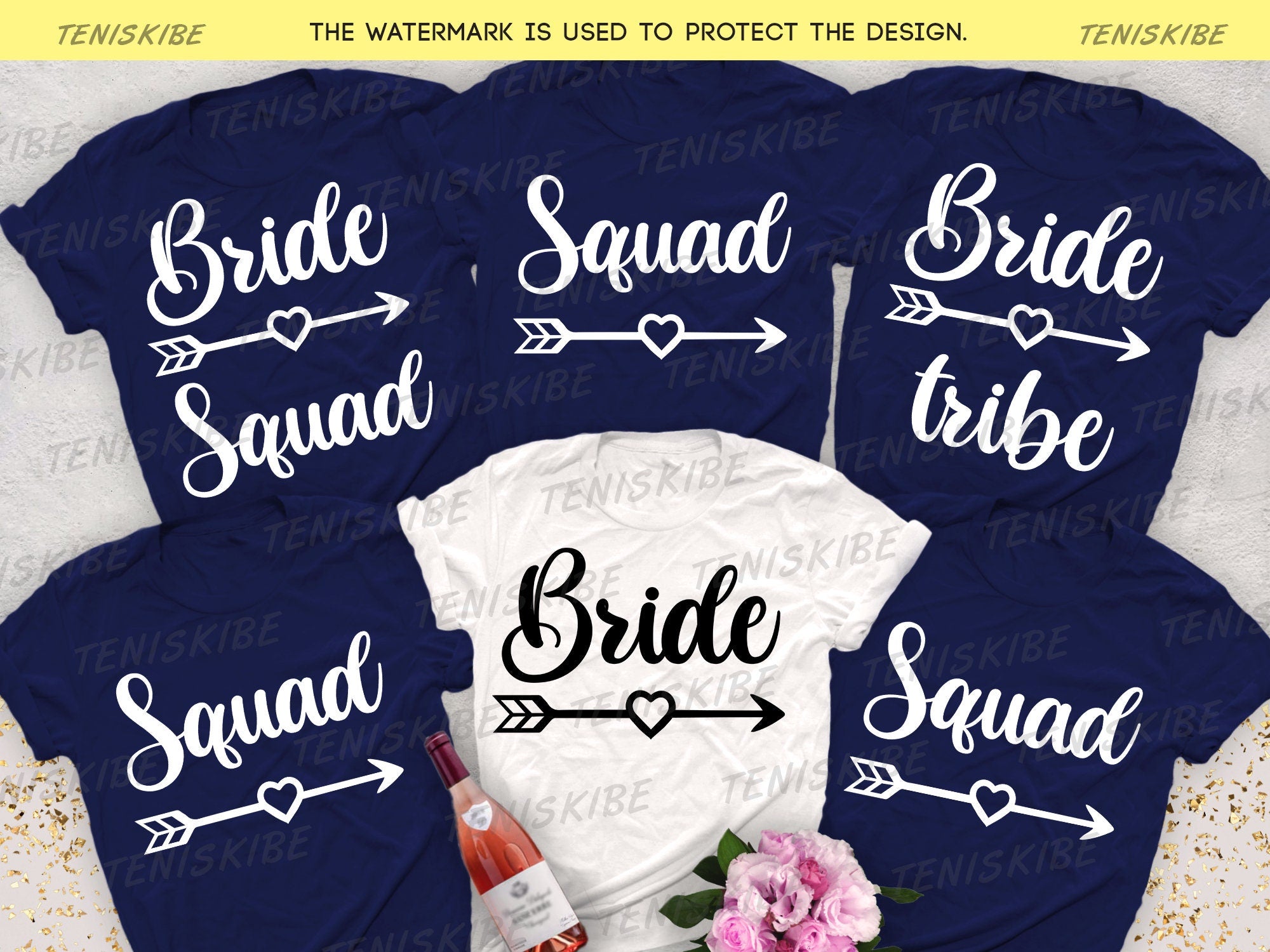 Bride Squad Hen Party T-shirts