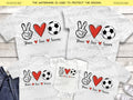 Peace Love Soccer T-shirt