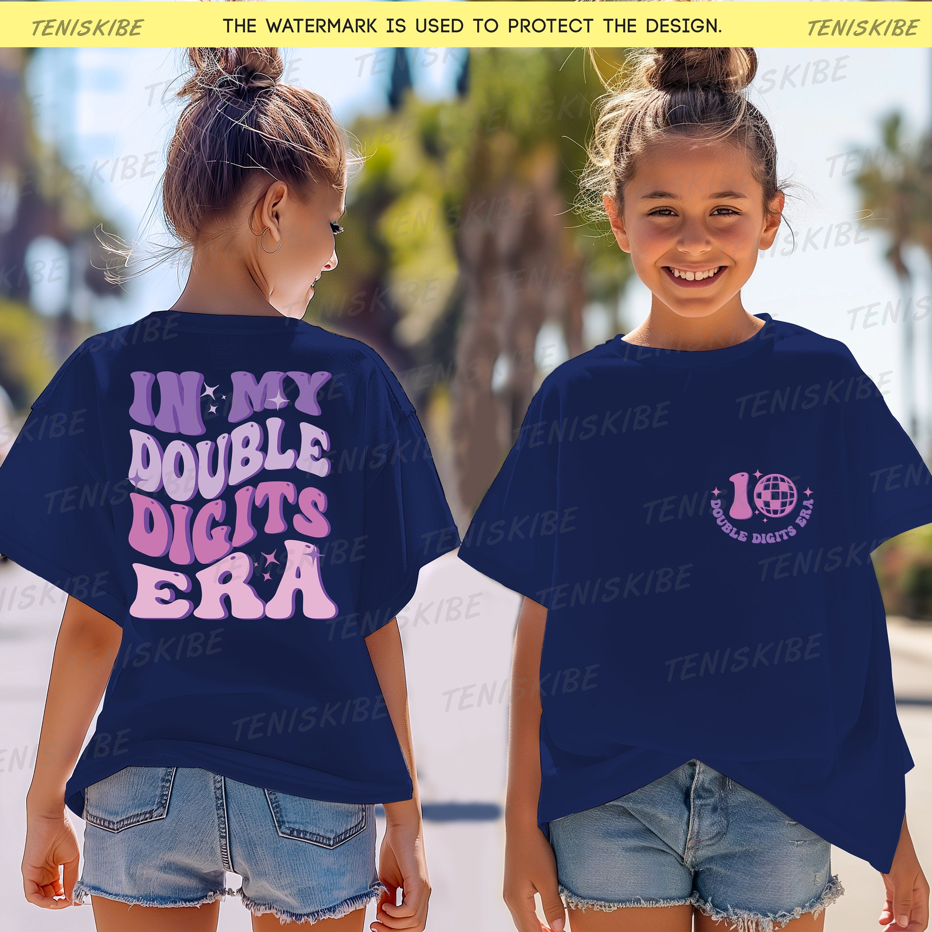 In My Double Digits Era Shirt, 10th Birthday T-shirt