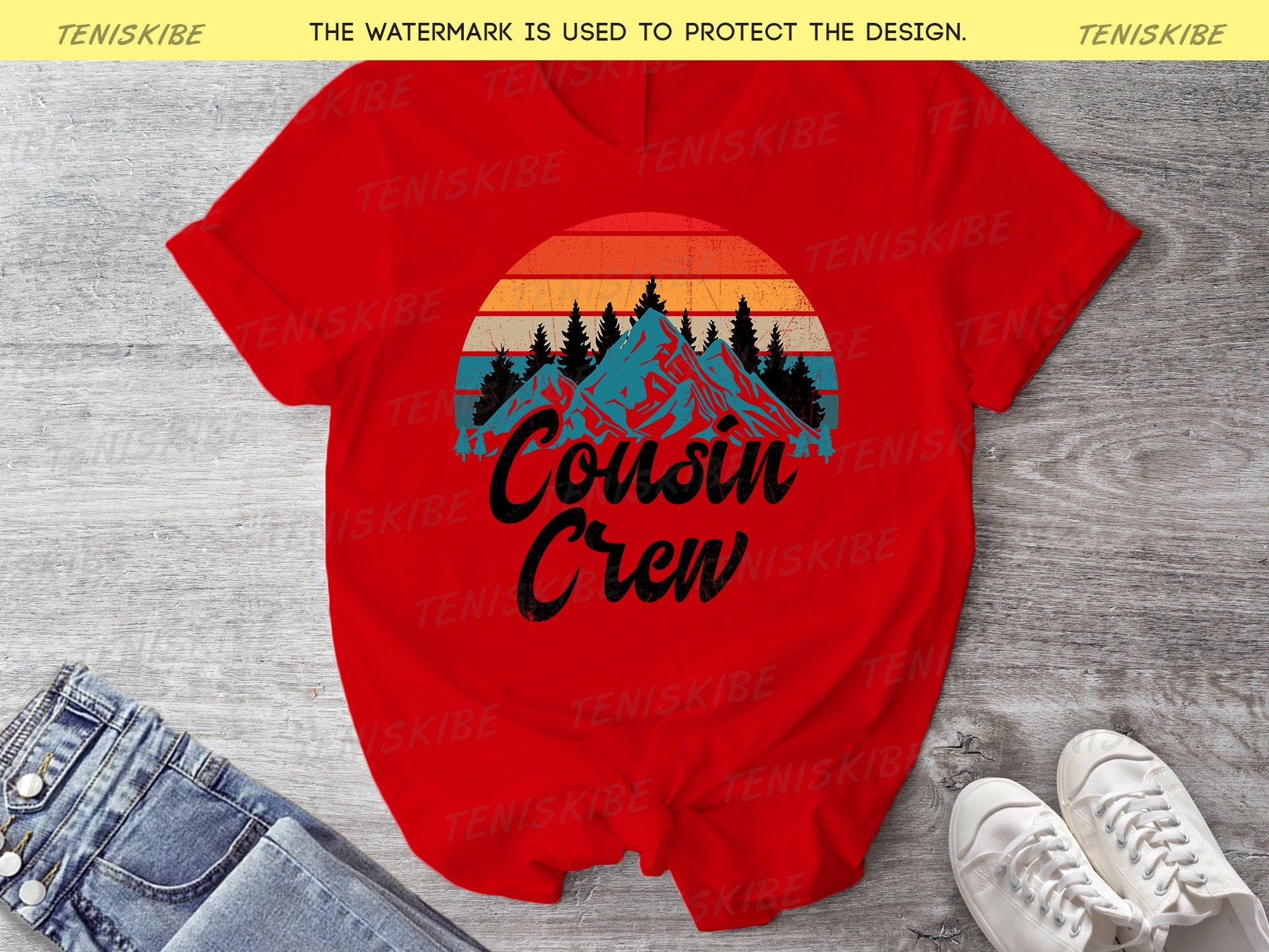 Matching Cousin Crew Camping Shirts