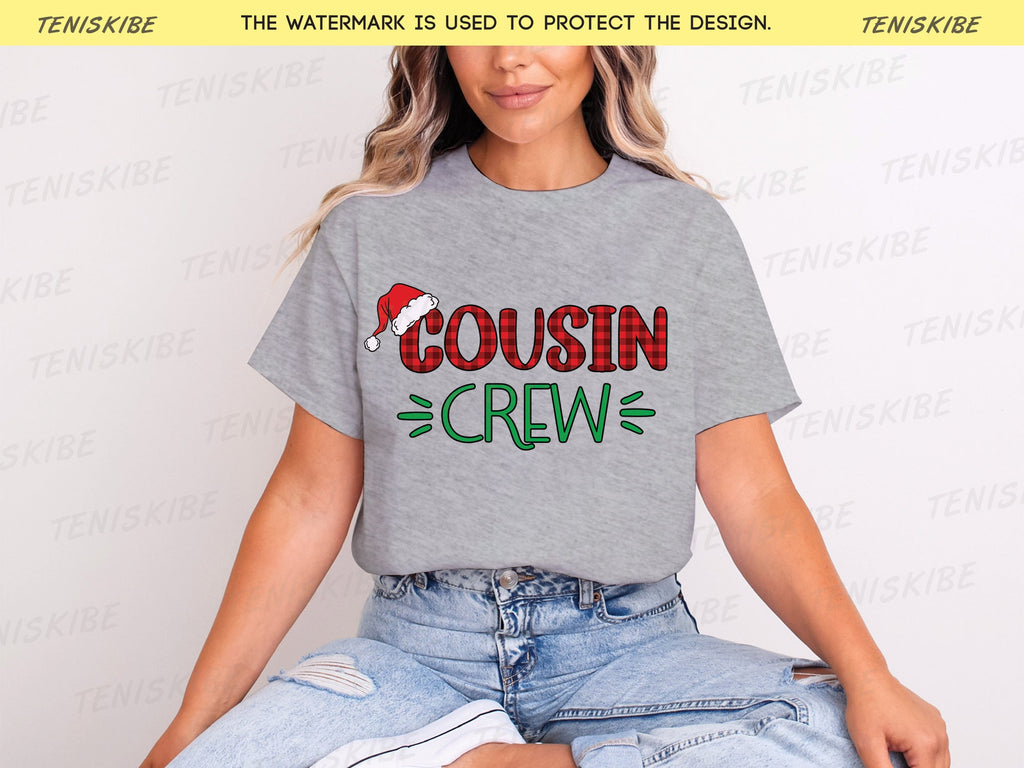 Matching Christmas Cousin Crew T-shirts