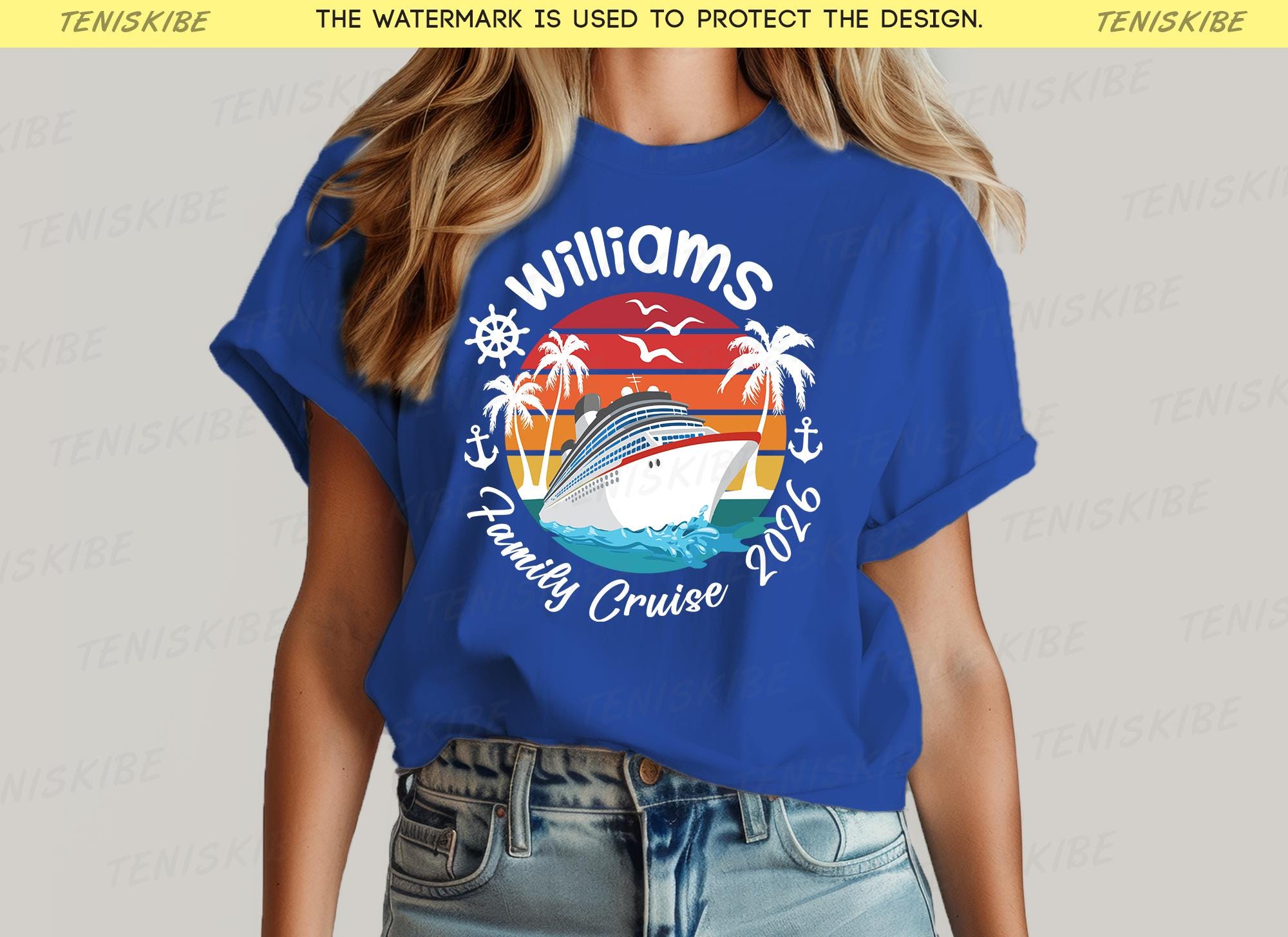 Custom Family Name Cruise T-shirt, Personalized Cruise Shirt