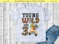 Young Wild & Three Birthday Shirt, 3rd Birthday T-shirt