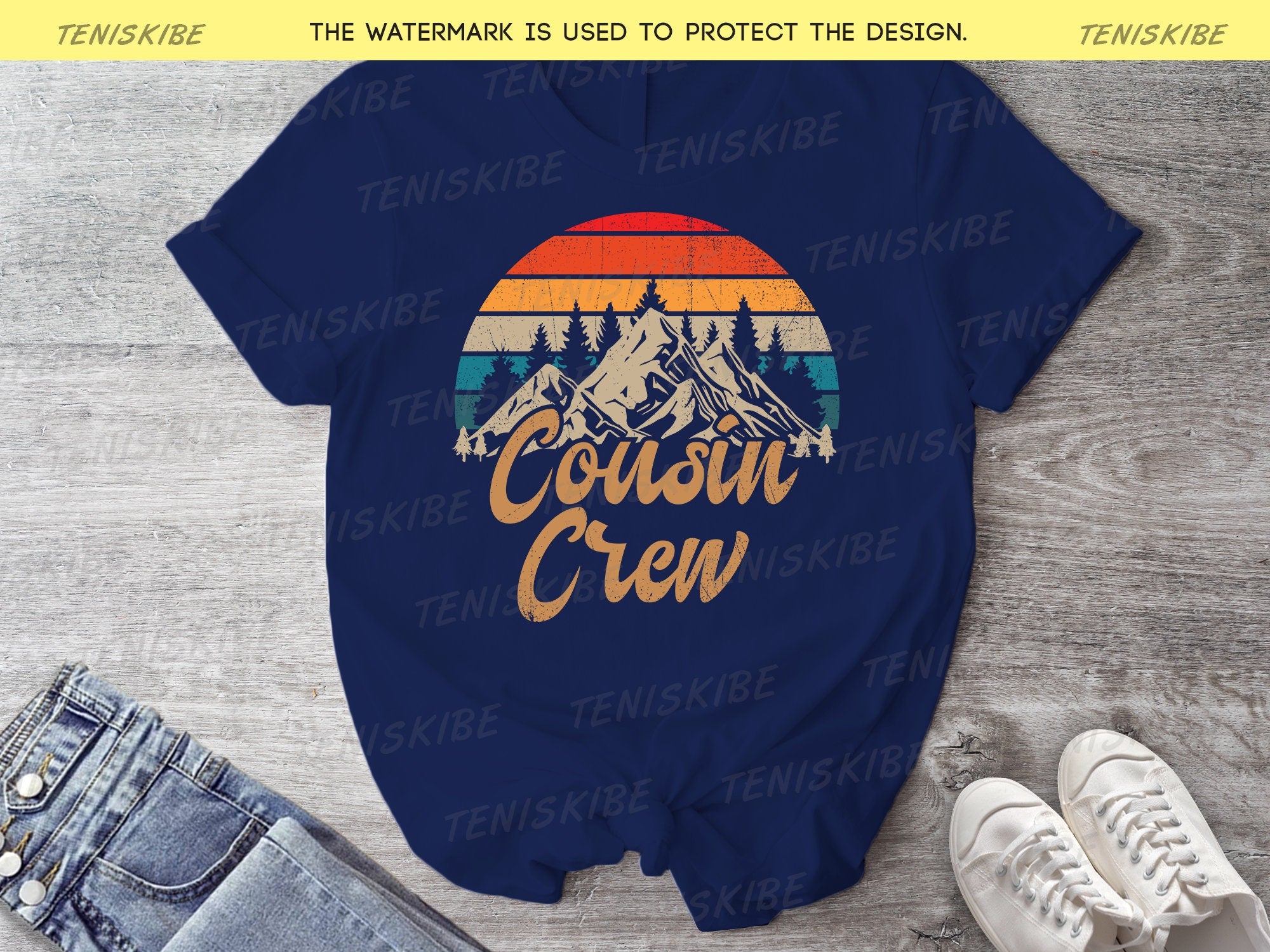 Matching Cousin Crew Camping Shirts