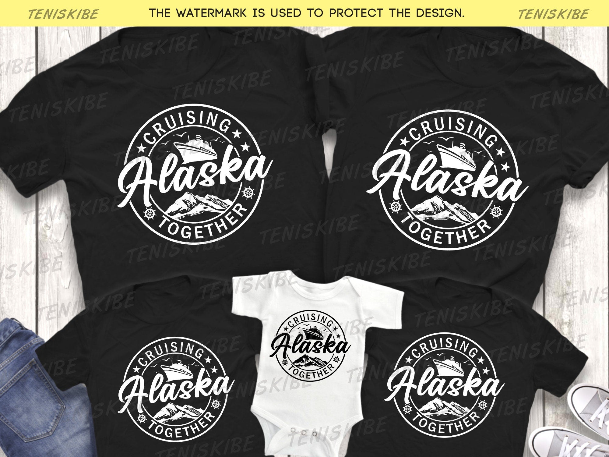 Alaska Cruise Matcing Famiy Shirts