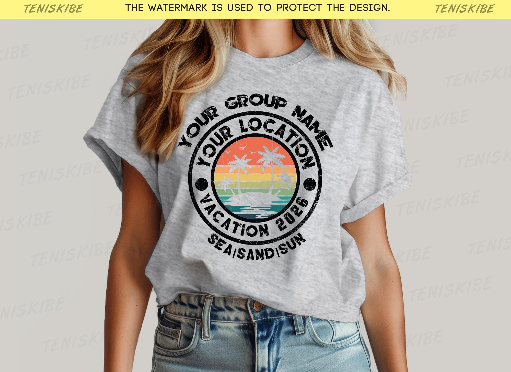 Custom Family Vacation 2026 T-shirts