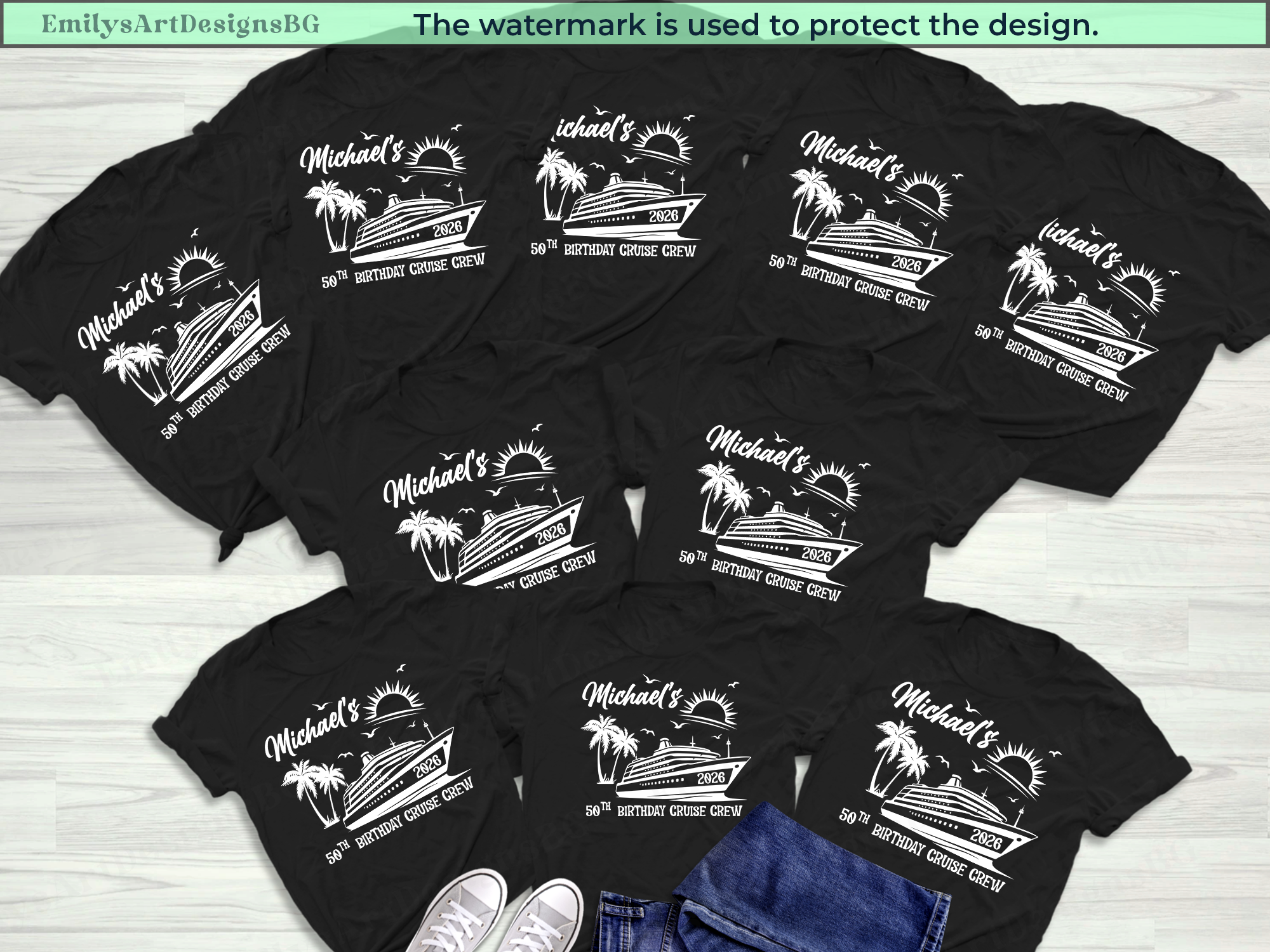 50th Birthday Cruise Shirts