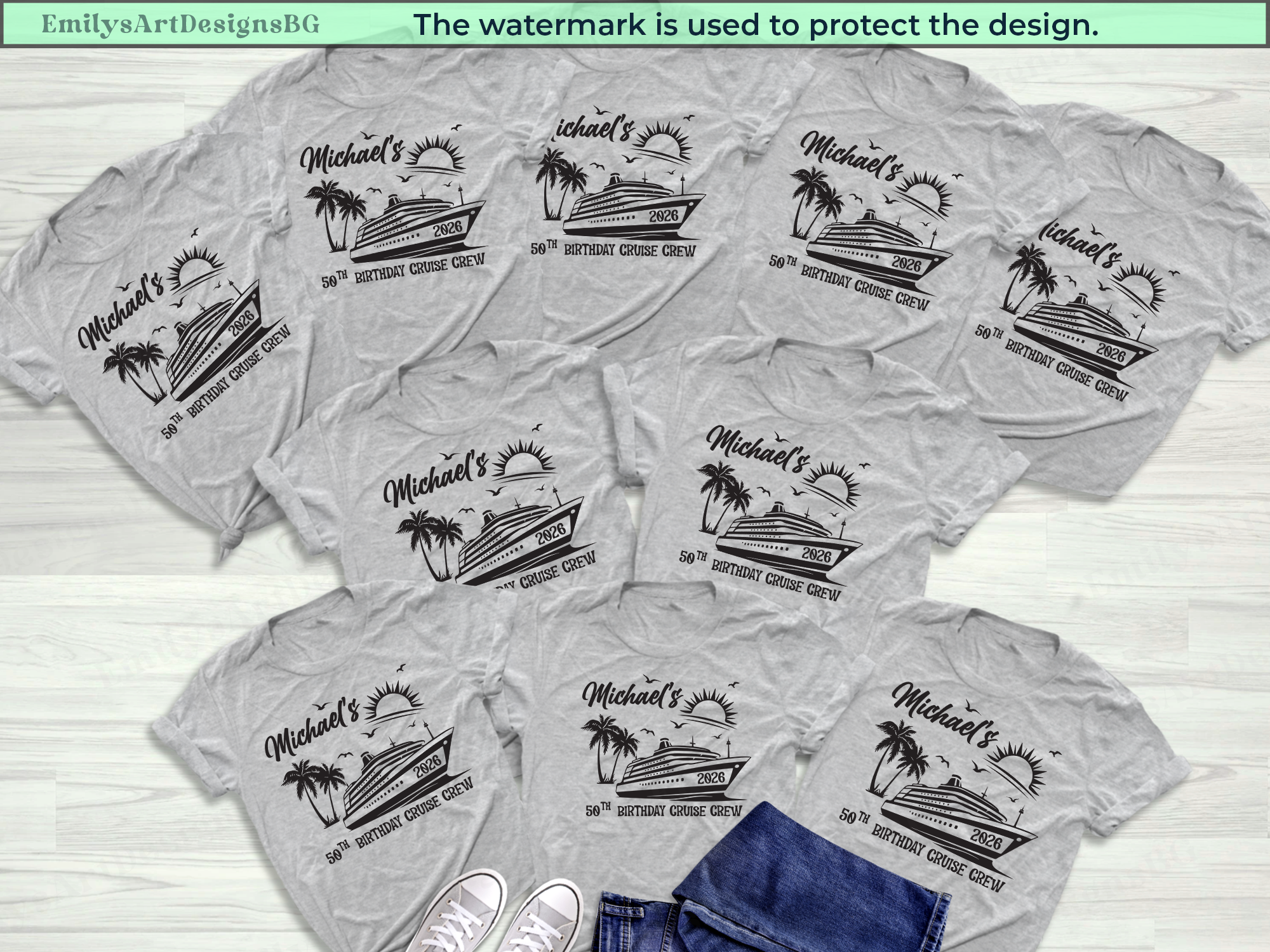 50th Birthday Cruise Shirts