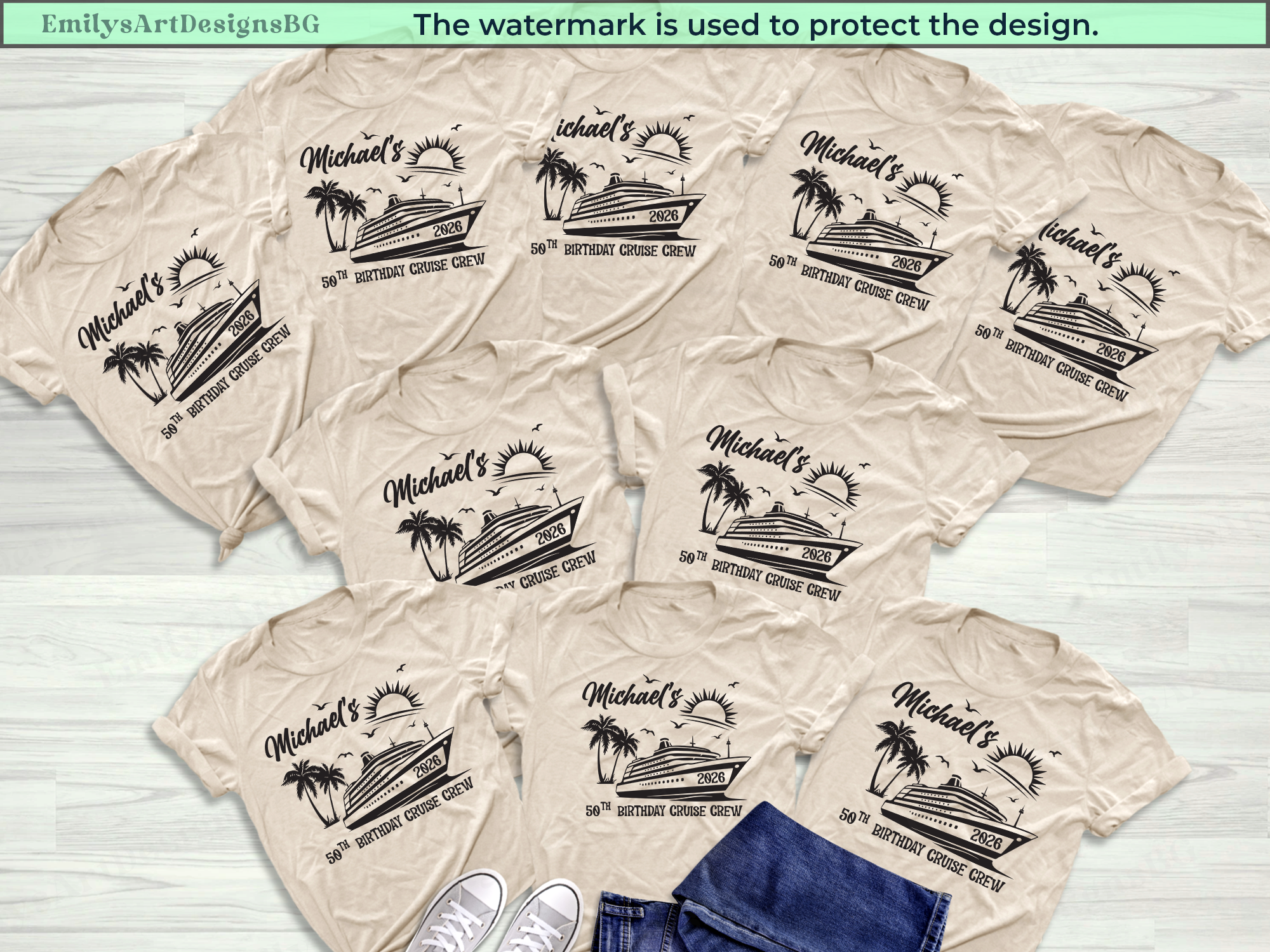 50th Birthday Cruise Shirts