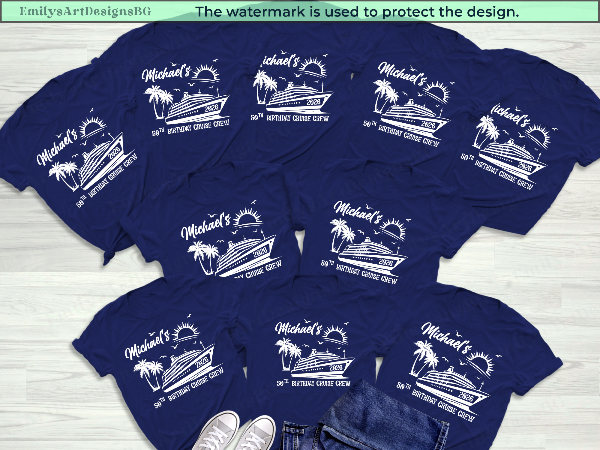 50th Birthday Cruise Shirts