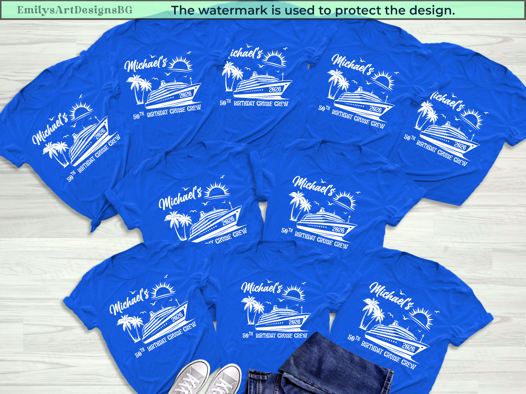 50th Birthday Cruise Shirts
