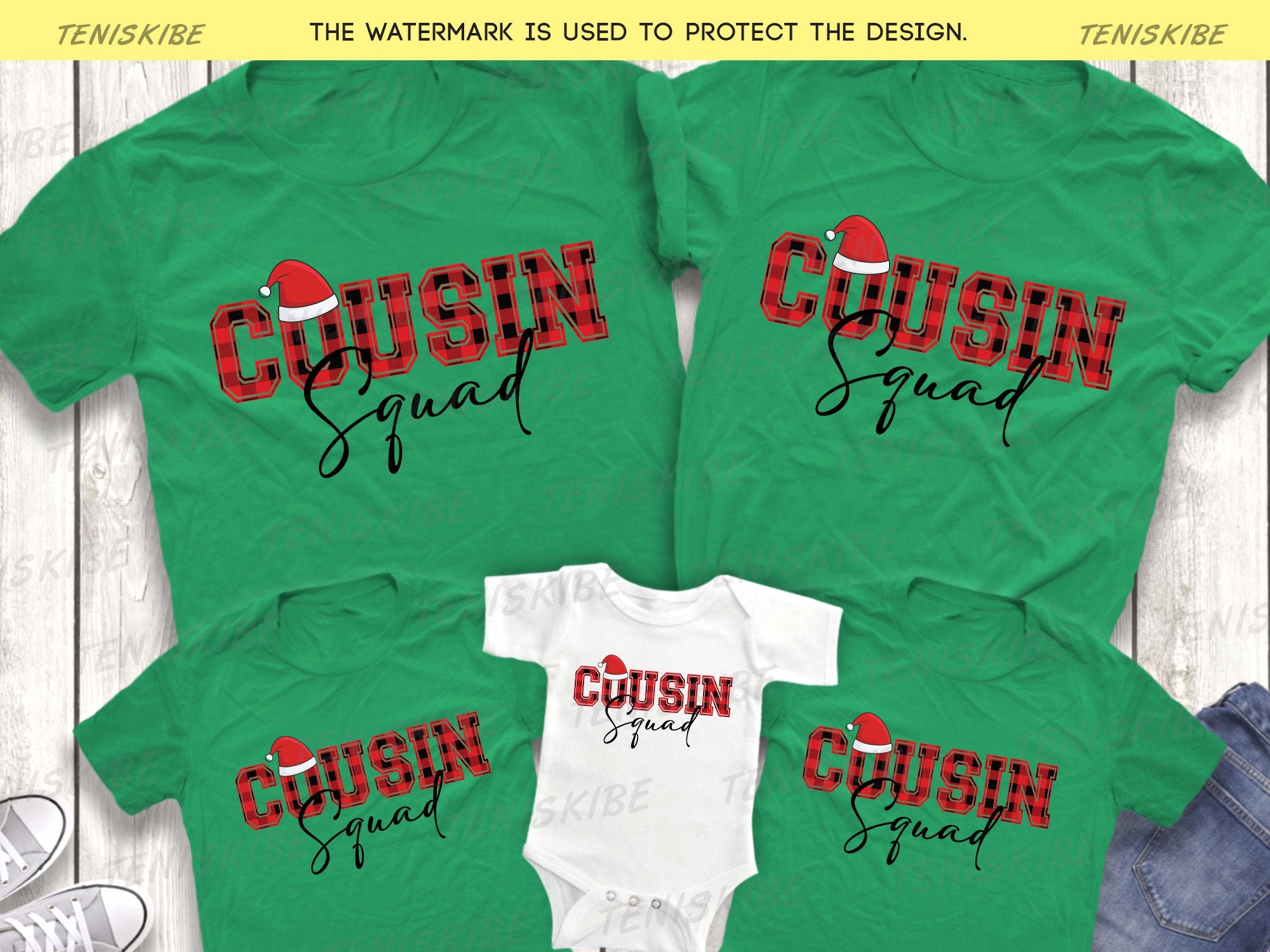 Cousin Squad Christmas T-shirt