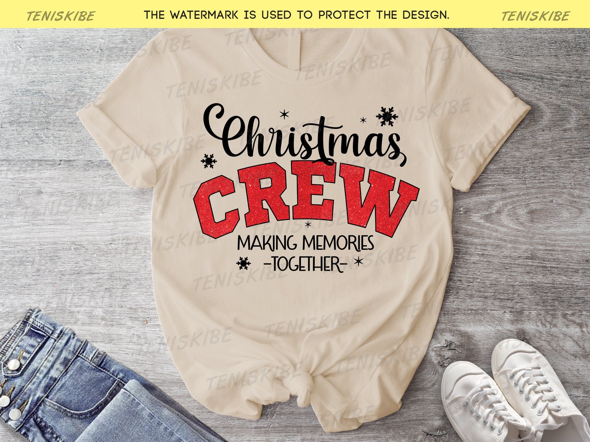 Christmas Crew Making Memories Together T-shirts