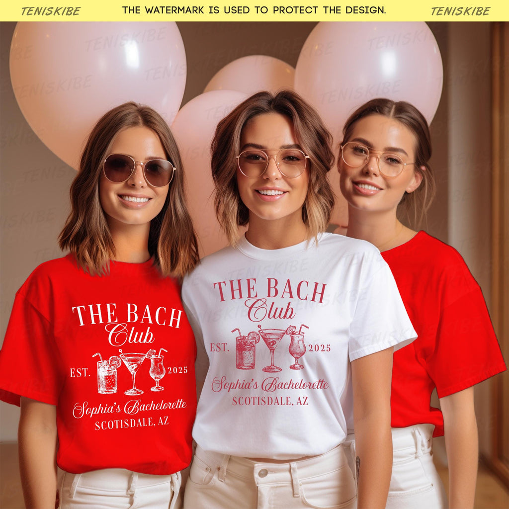 The Bach Club Bachelorette Party T-shirts
