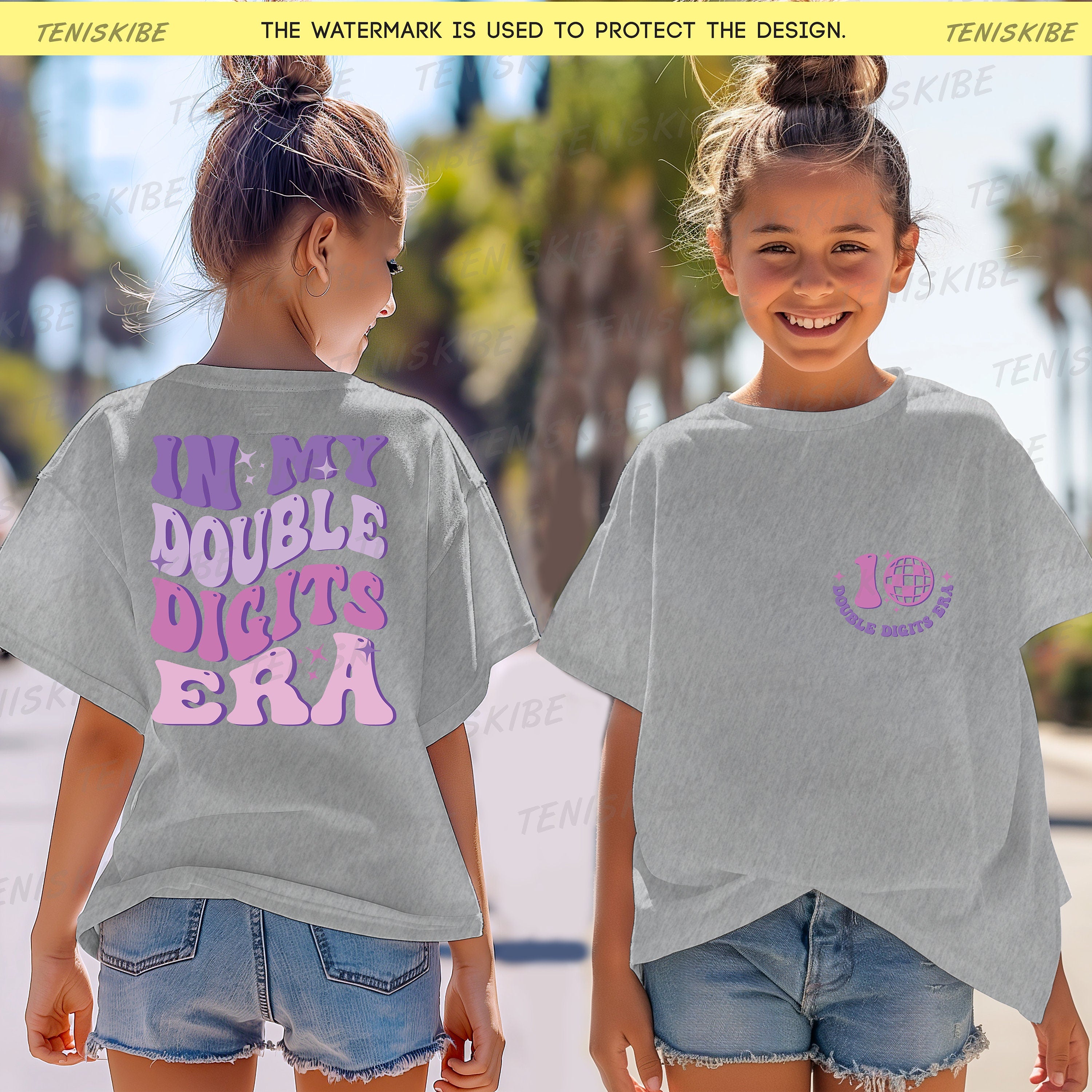 In My Double Digits Era Shirt, 10th Birthday T-shirt