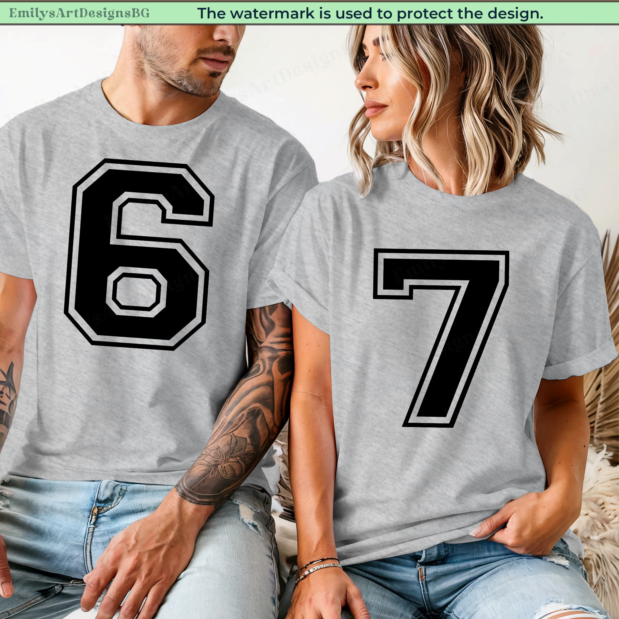 Six Seven Couple Shirts