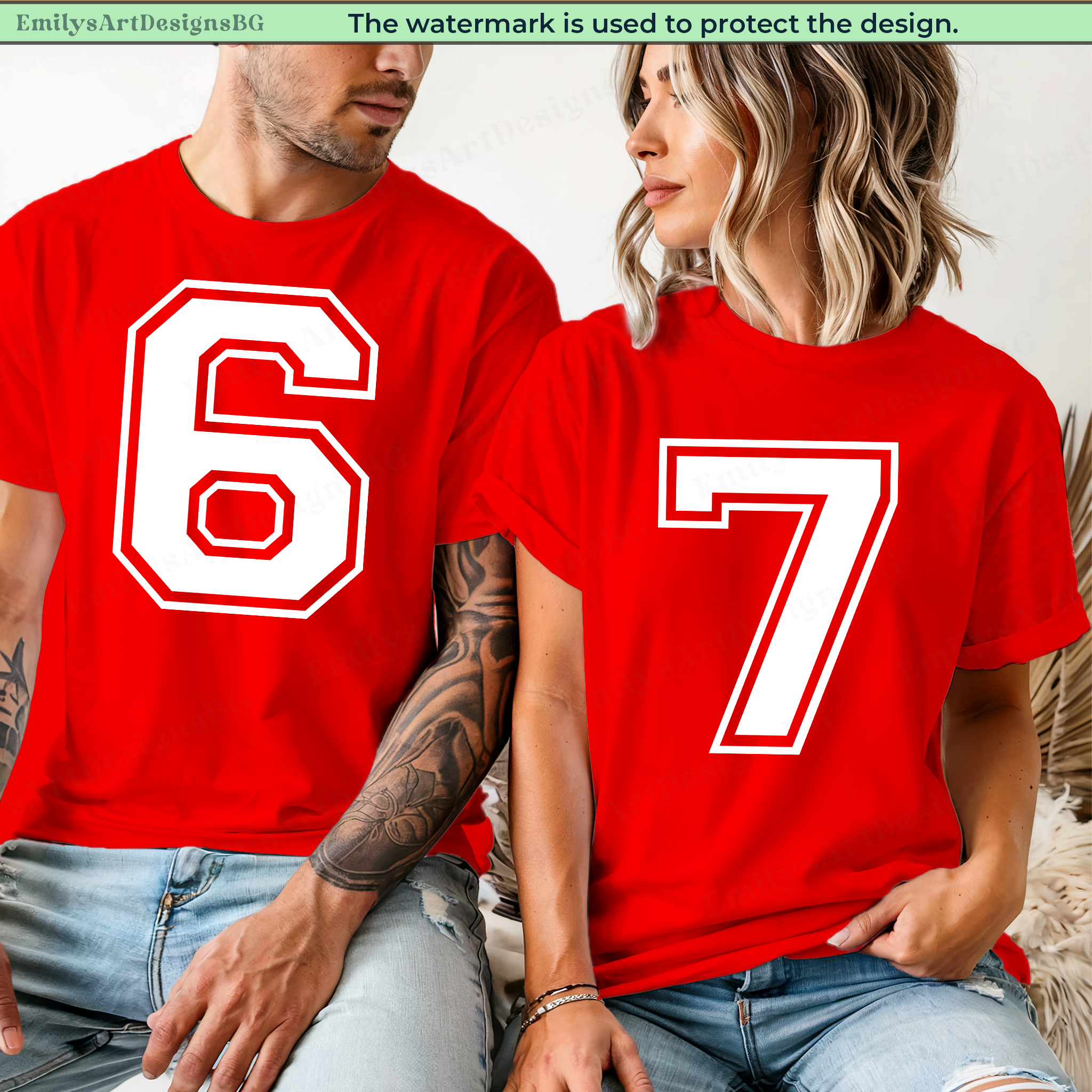 Six Seven Couple Shirts