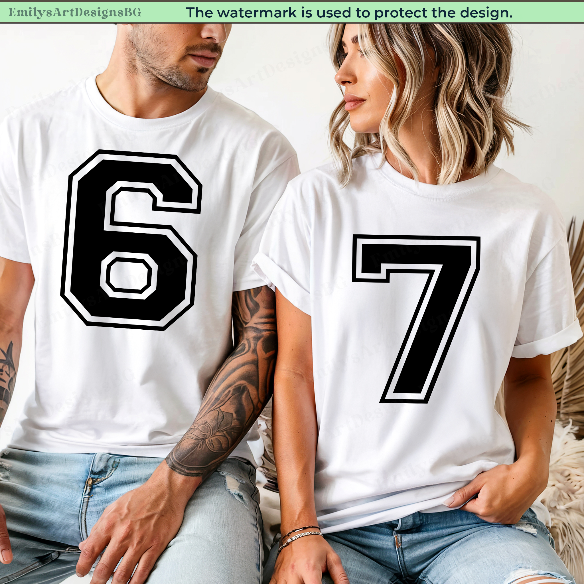 Six Seven Couple Shirts
