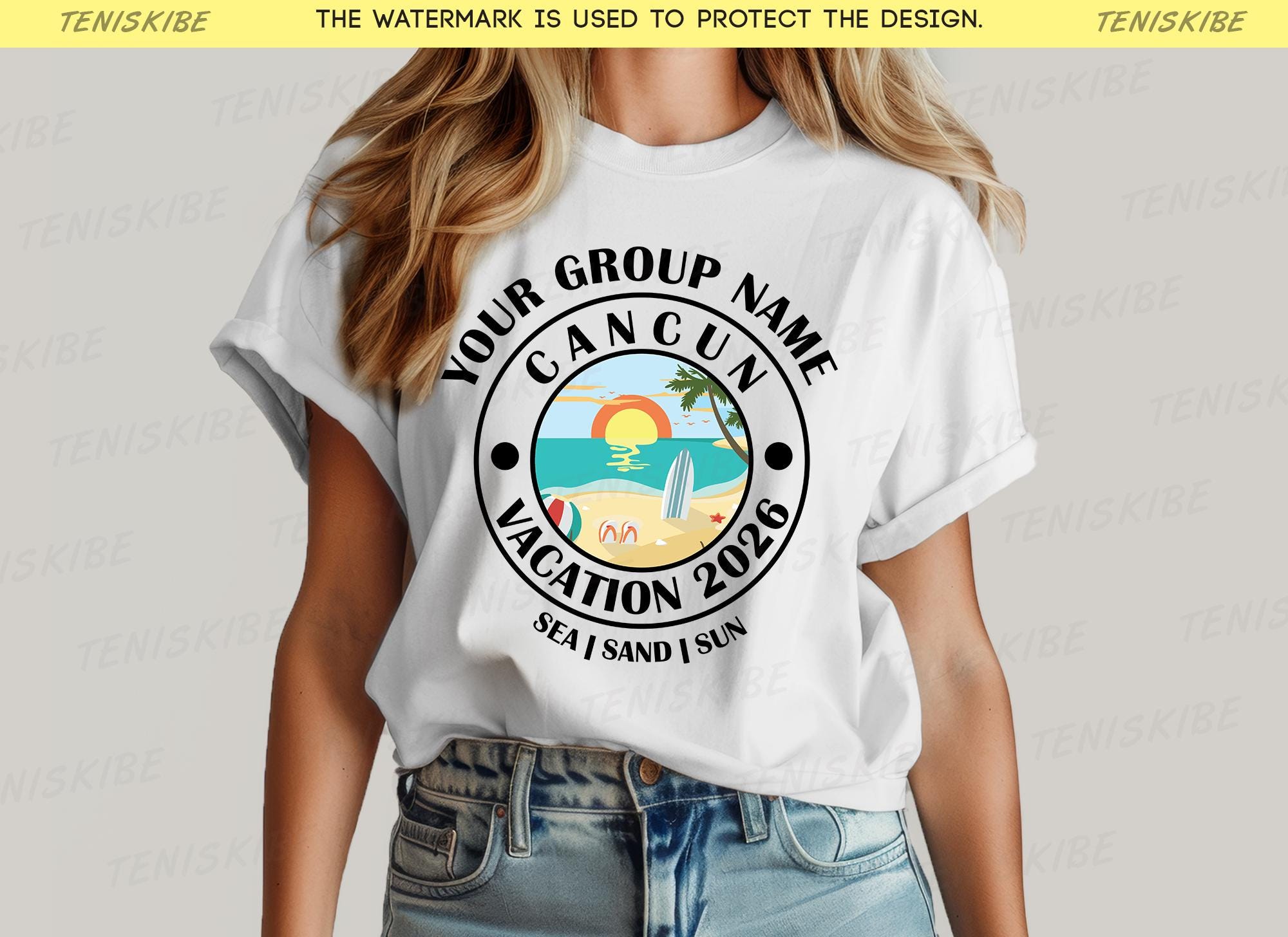 Custom Cancun 2026 Family Vacation Shirts