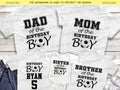 Personalized Soccer Birthday Family Shirts
