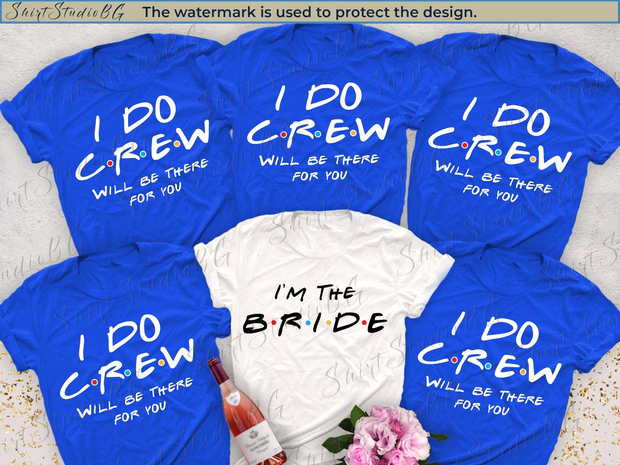 I Do Crew Bachelorette Party Shirts