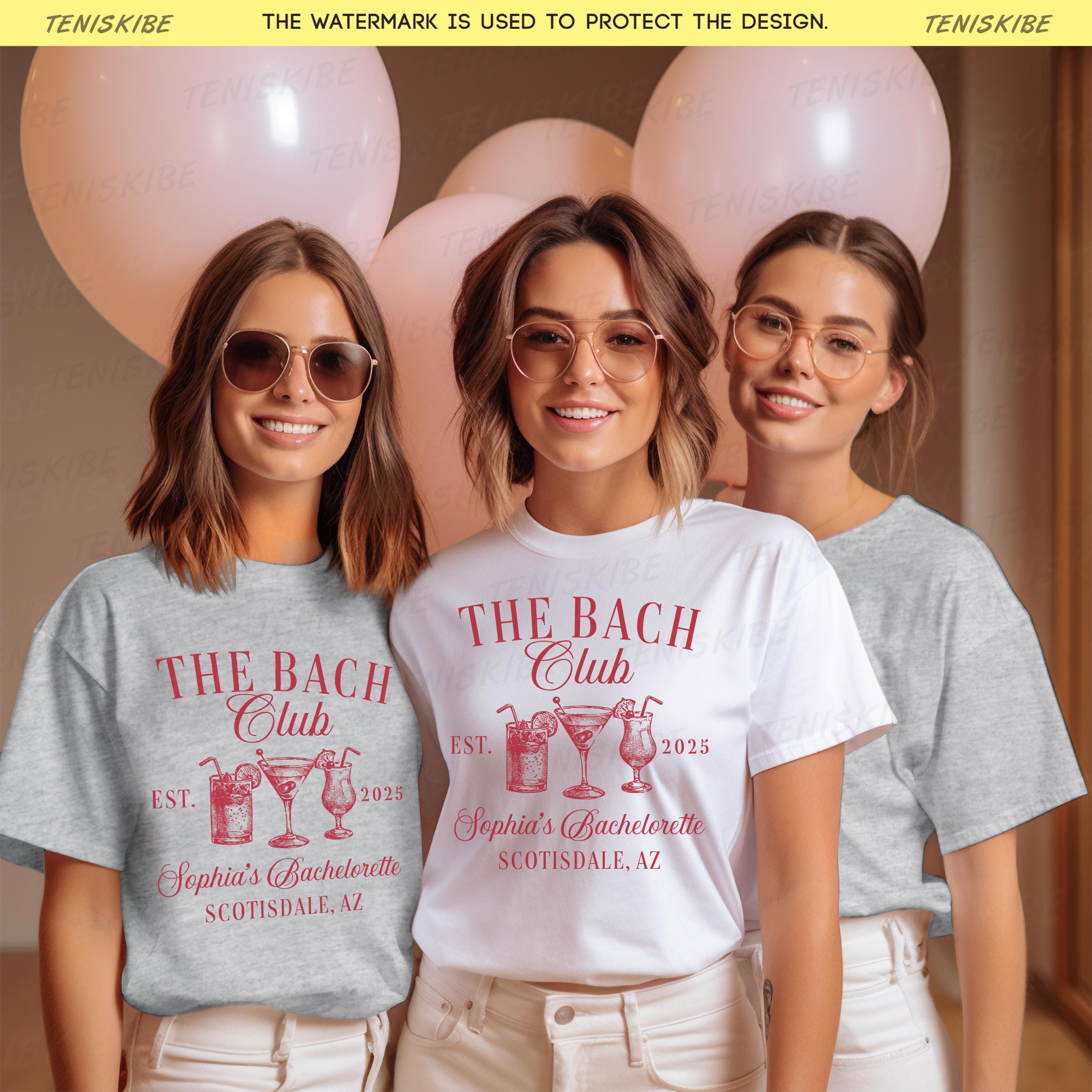 The Bach Club Bachelorette Party T-shirts