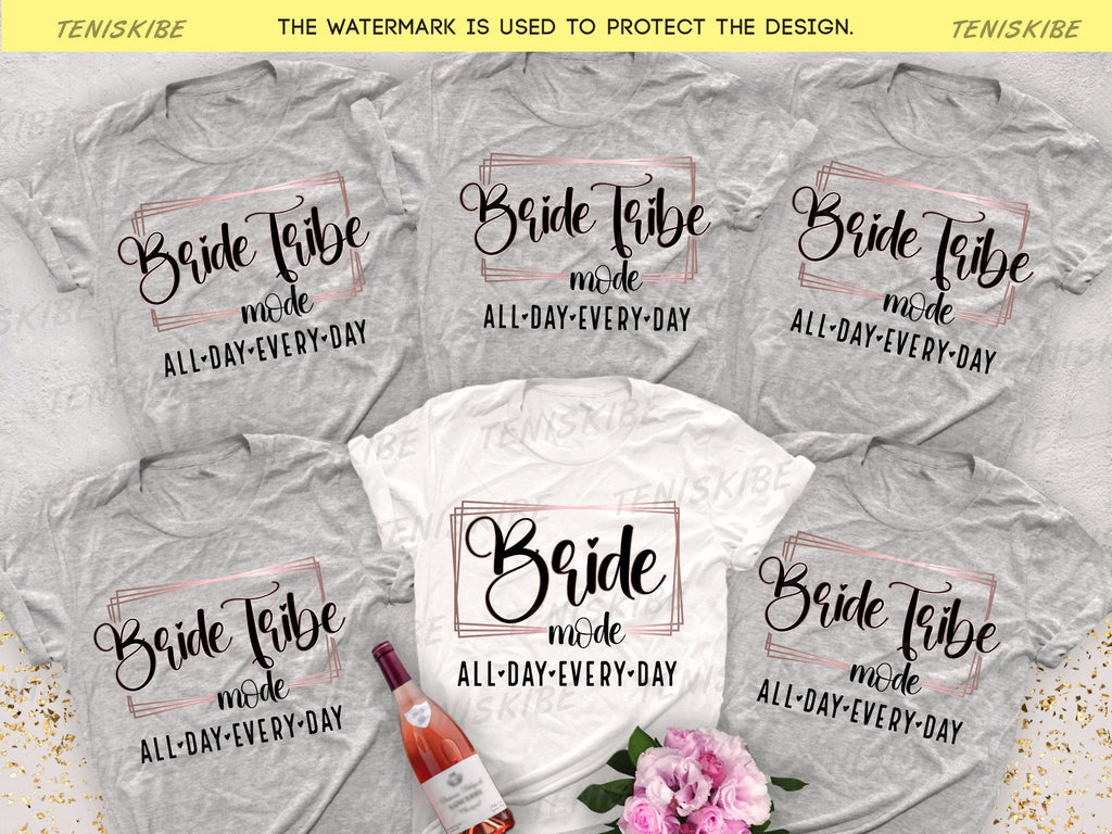 The Bride and Bridesmaid Bachelorette T-shirts
