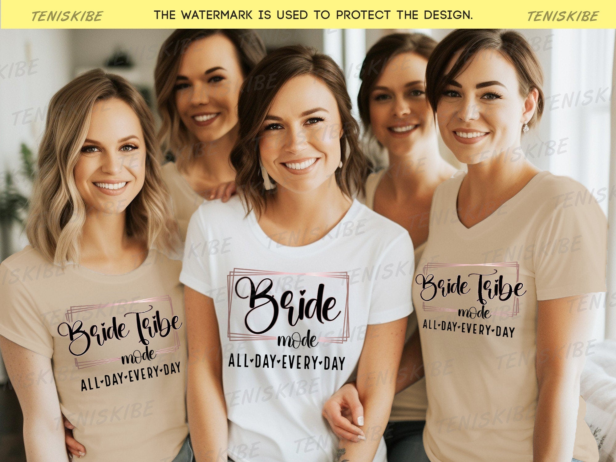 The Bride and Bridesmaid Bachelorette T-shirts