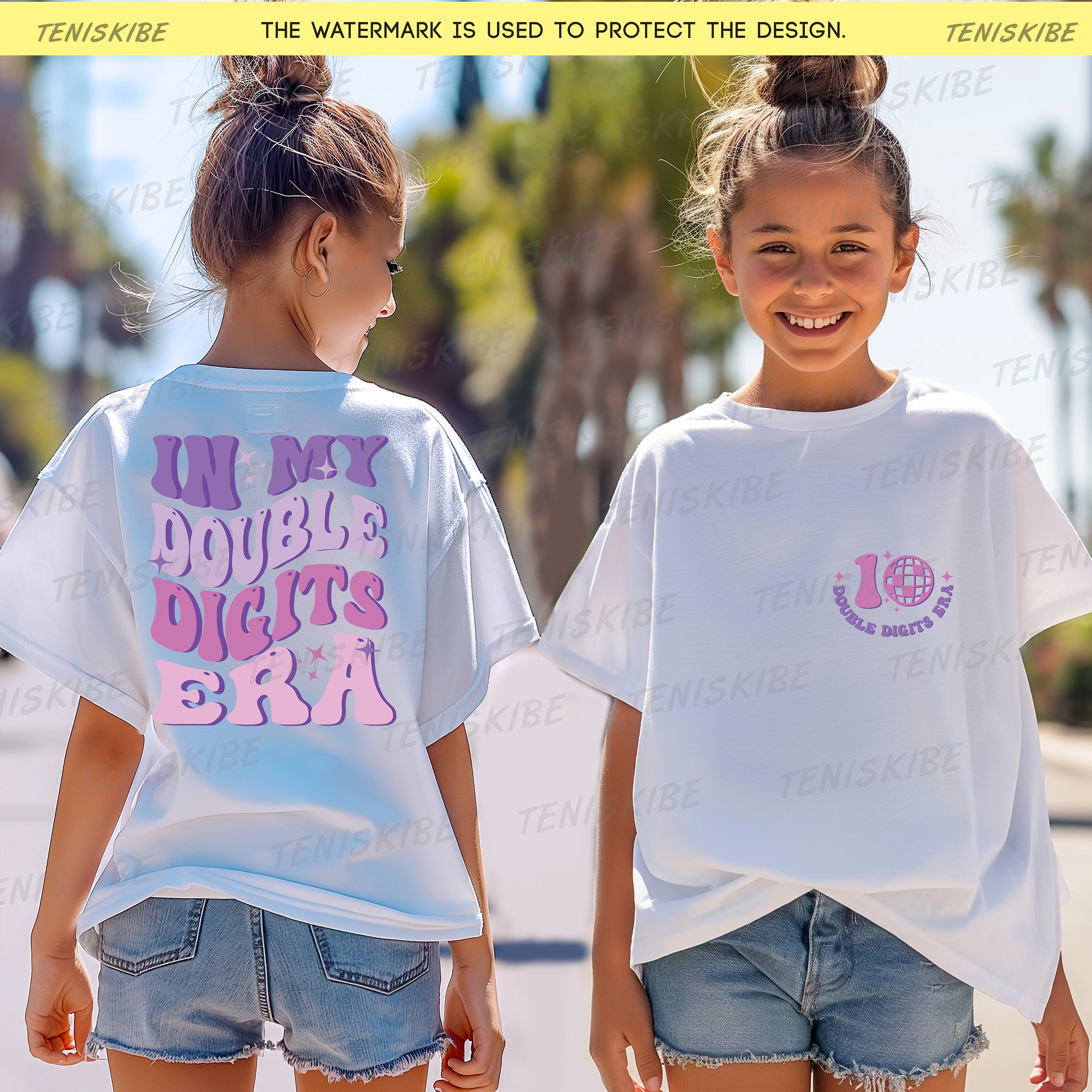 In My Double Digits Era Shirt, 10th Birthday T-shirt