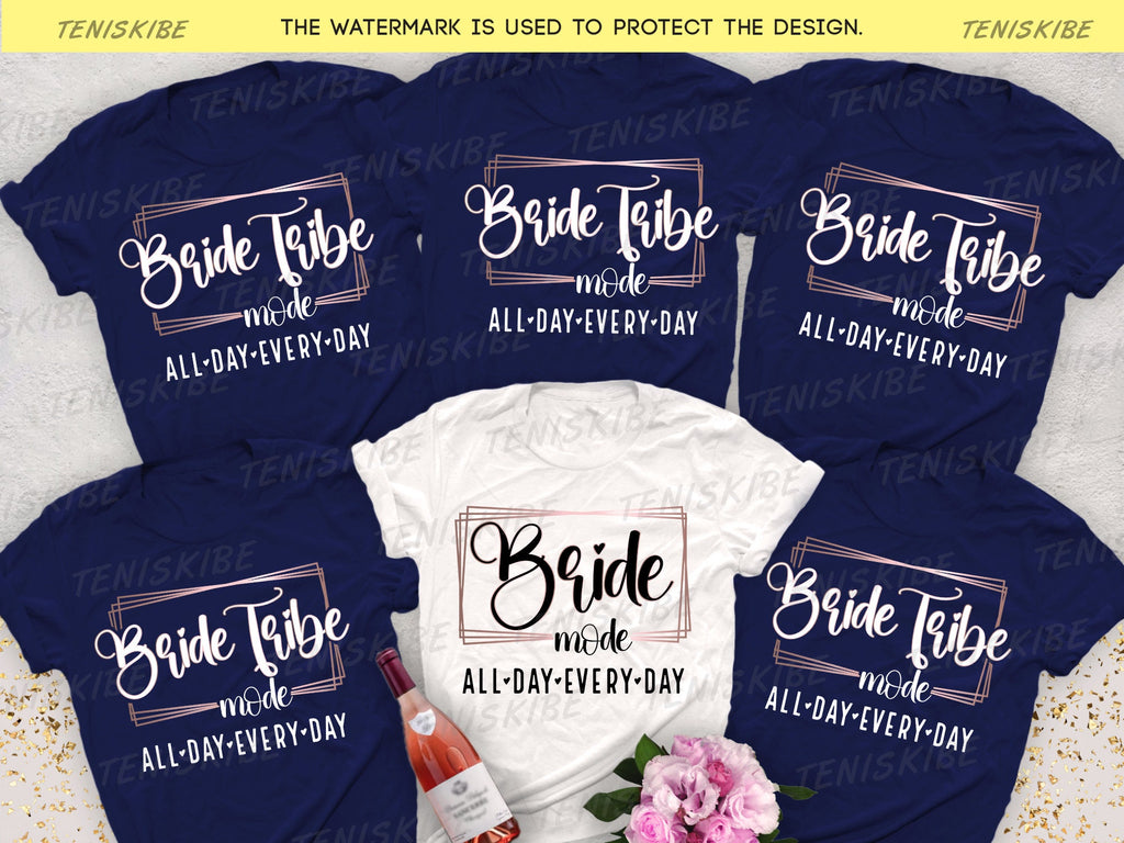 The Bride and Bridesmaid Bachelorette T-shirts