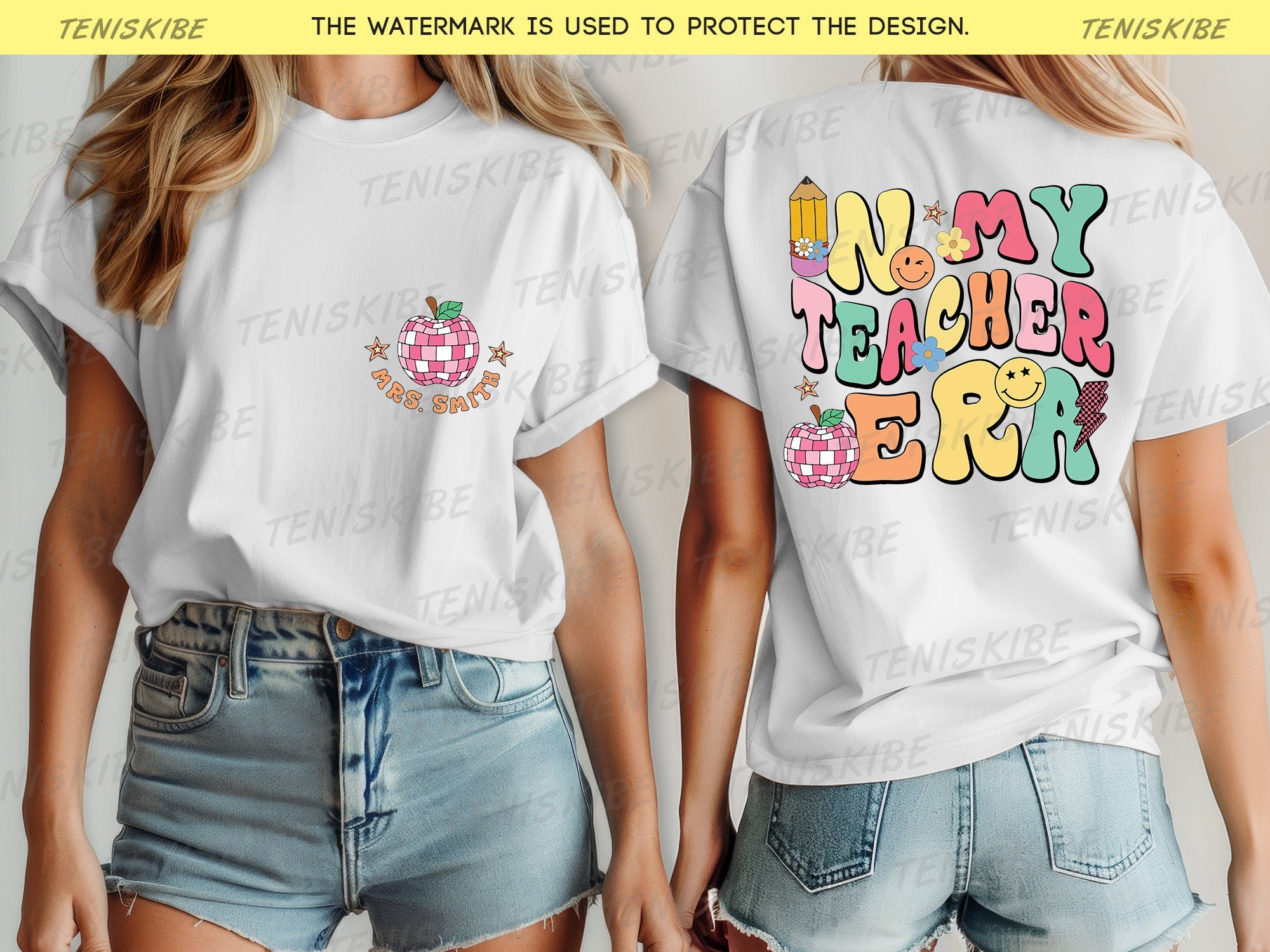 Personalized In My Teacher Era T-shirt